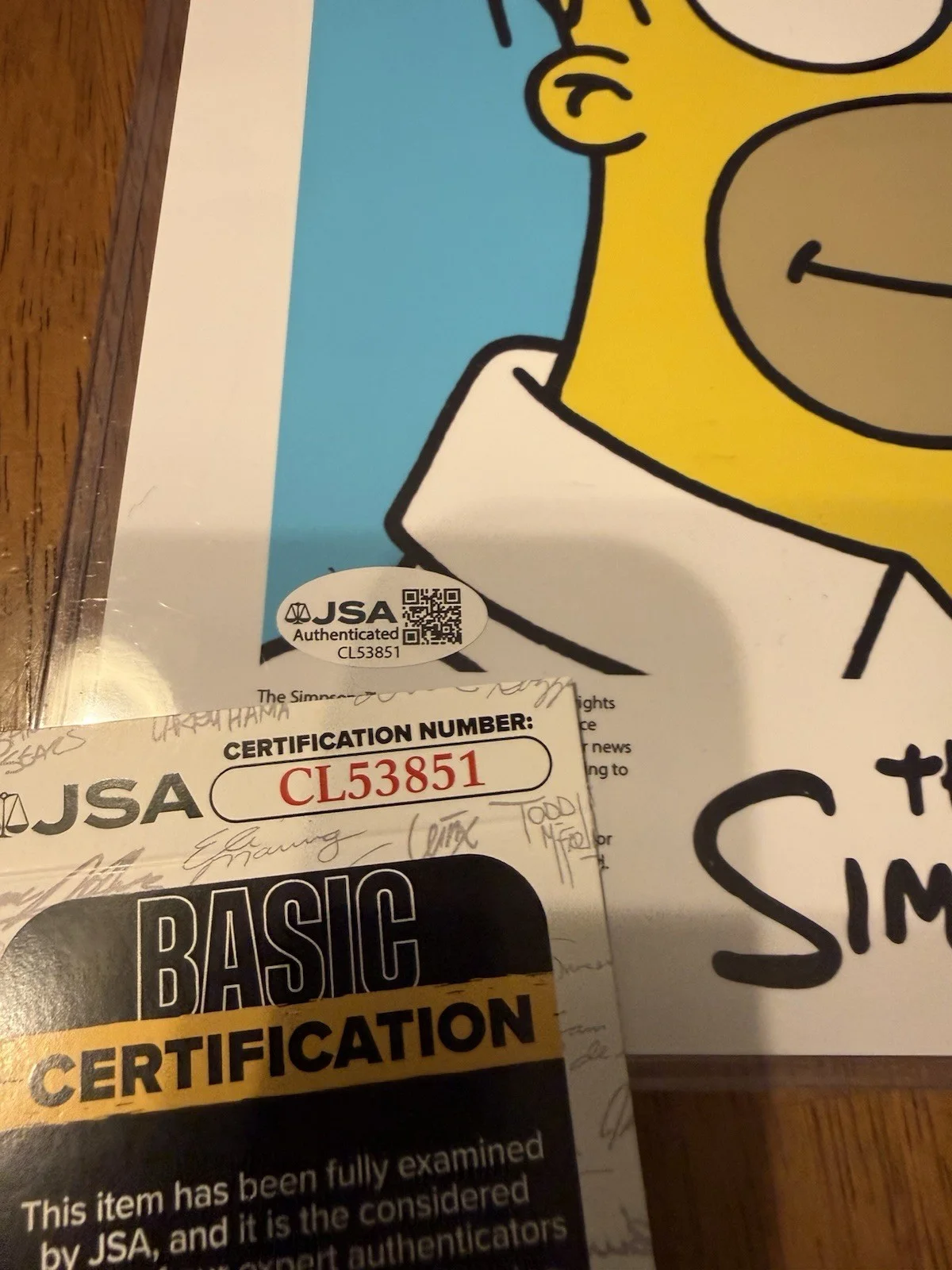 Dan Castellaneta — Dan Castellaneta Signed The Simpsons 8x10 Photo Autograph Homer JSA COA, image 2