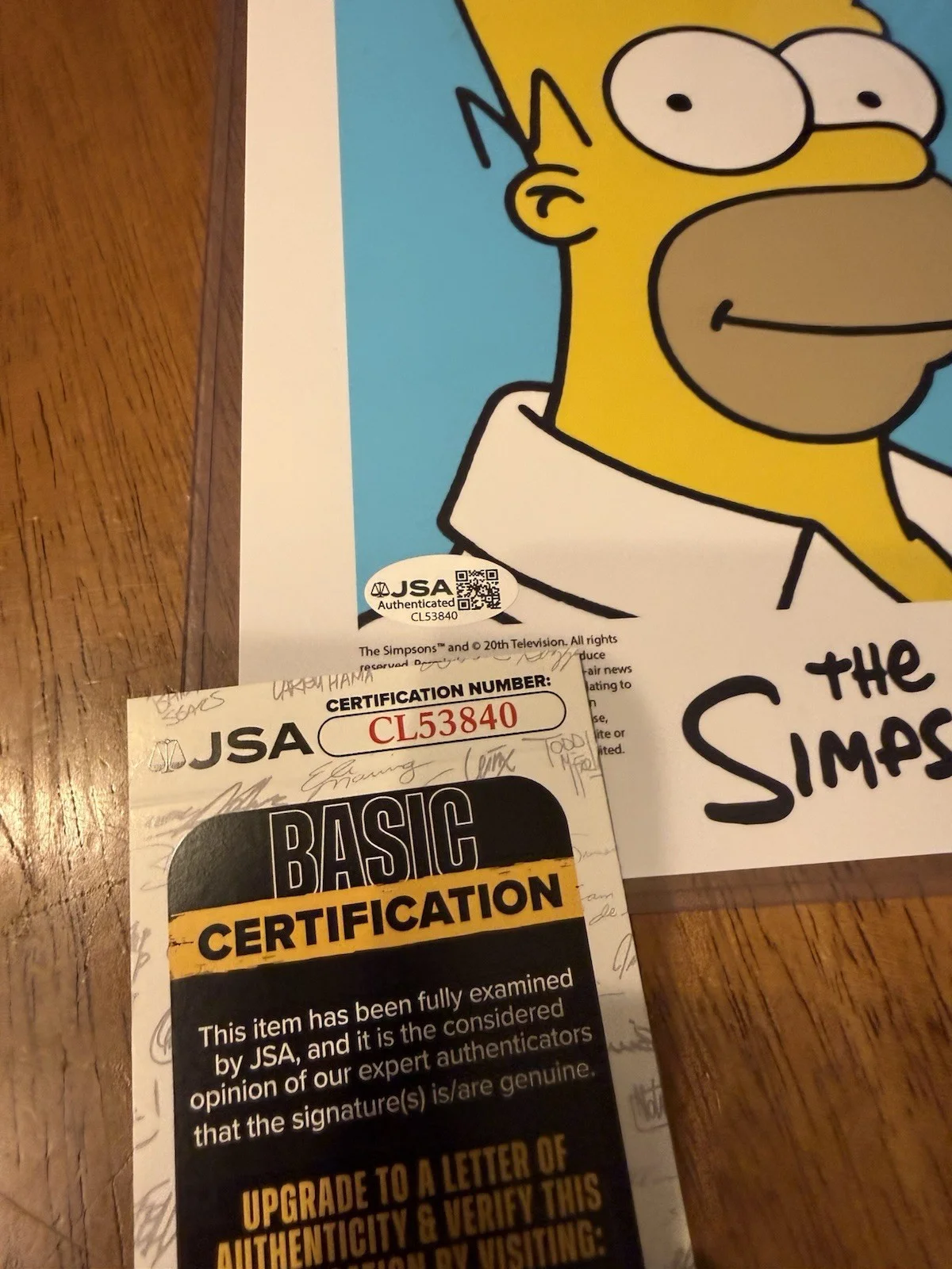 Dan Castellaneta — Dan Castellaneta Signed The Simpsons 8x10 Photo Autograph Homer JSA COA #11, image 2