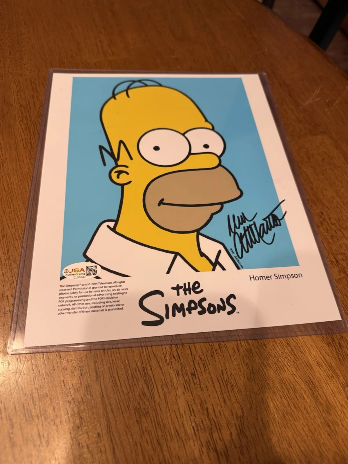 Dan Castellaneta — Dan Castellaneta Signed The Simpsons 8x10 Photo Autograph Homer JSA COA #11, image 3