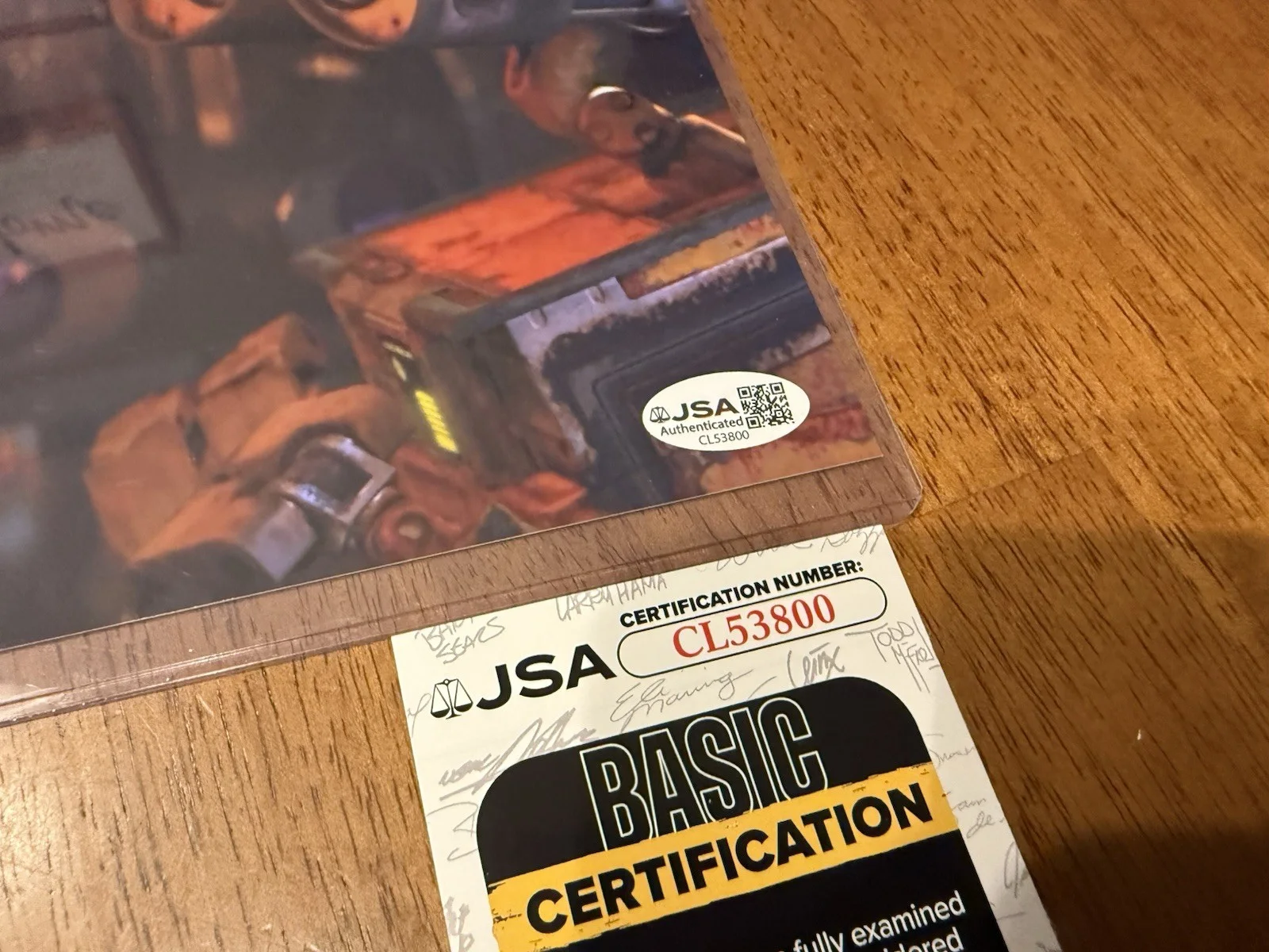 Elissa Knight — Elissa Knight Signed Disney Pixar WALL-E "Eve" 8x10 Photo D Autograph JSA COA, изображение 2