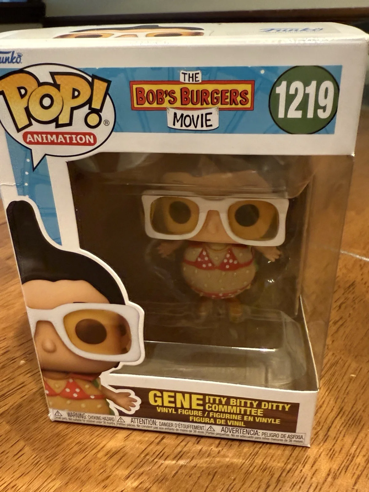 Eugene Mirman — Eugene Mirman Signed Funko Pop! The Bob's Burgers Movie Gene Belcher JSA, изображение 5