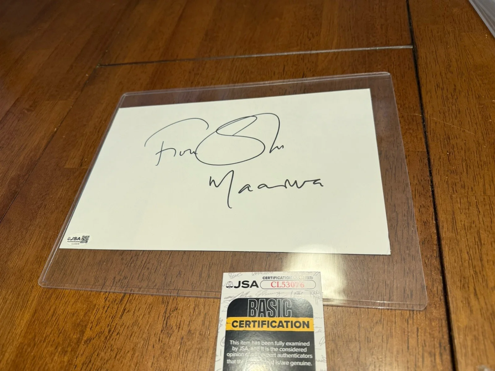 Fiona Shaw — FIONA SHAW Signed Autograph- White board- Harry Potter- Andor- JSA-CL53076