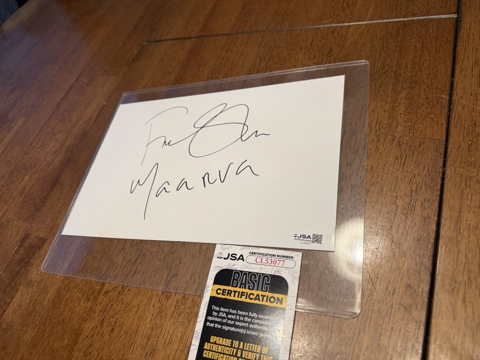 Fiona Shaw — FIONA SHAW Signed Autograph- White board- Harry Potter- Andor- JSA-CL53077