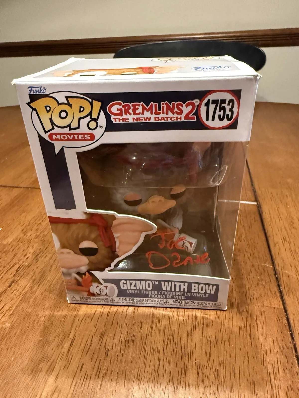 Joe Dante — Joe Dante Signed Gremlins Gizmo Funko POP! Funko 1753 Autograph JSA CL53135, image 2