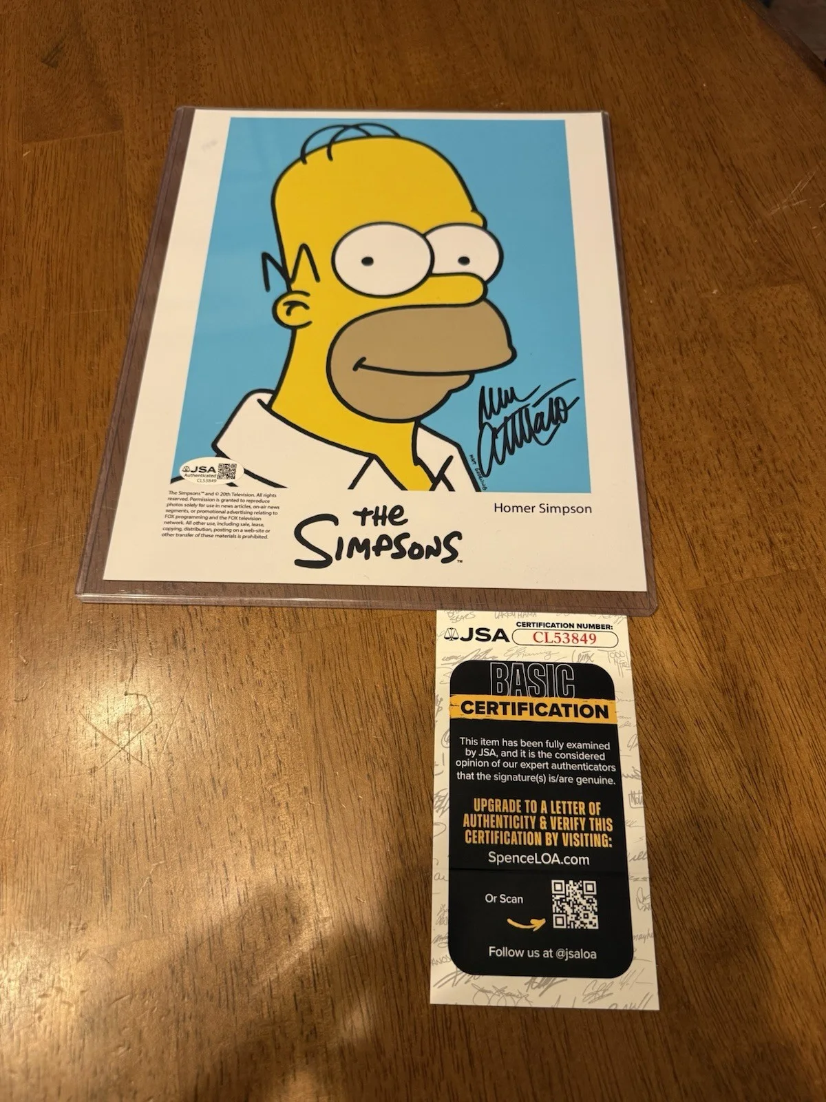 Dan Castellaneta — Dan Castellaneta Signed The Simpsons 8x10 Photo Autograph Homer JSA COA #3