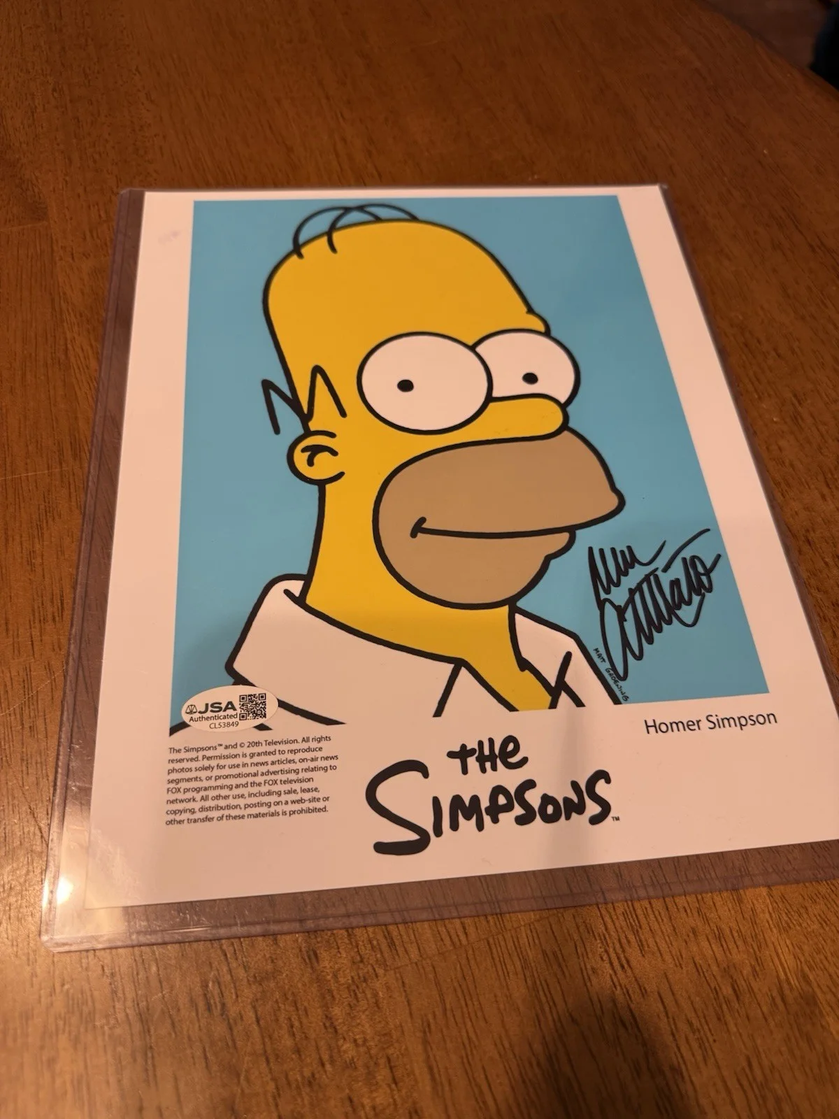 Dan Castellaneta — Dan Castellaneta Signed The Simpsons 8x10 Photo Autograph Homer JSA COA #3, image 3