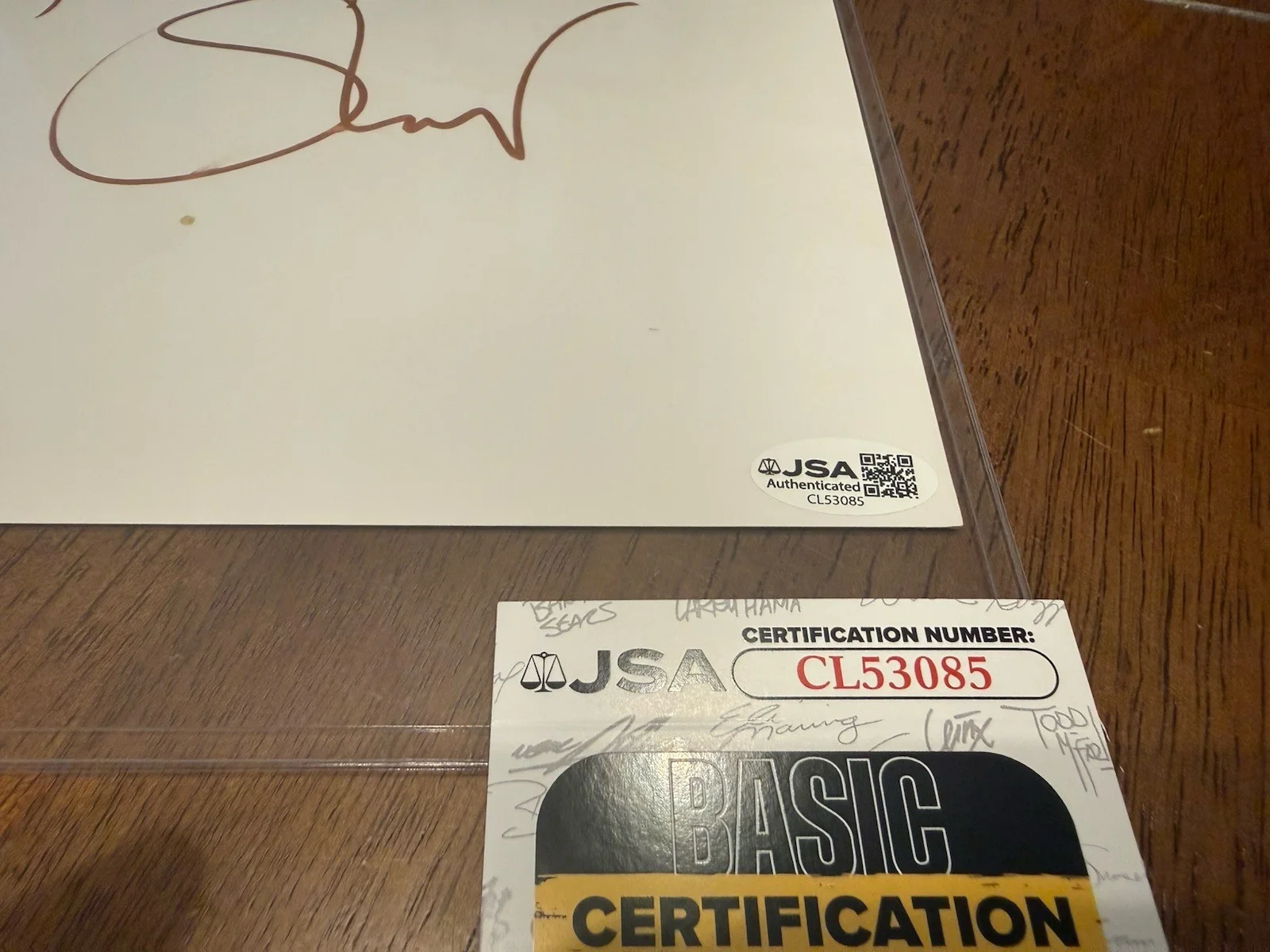 Fiona Shaw — FIONA SHAW Signed Autograph- White board- Harry Potter- Andor- JSA-CL53085, image 2