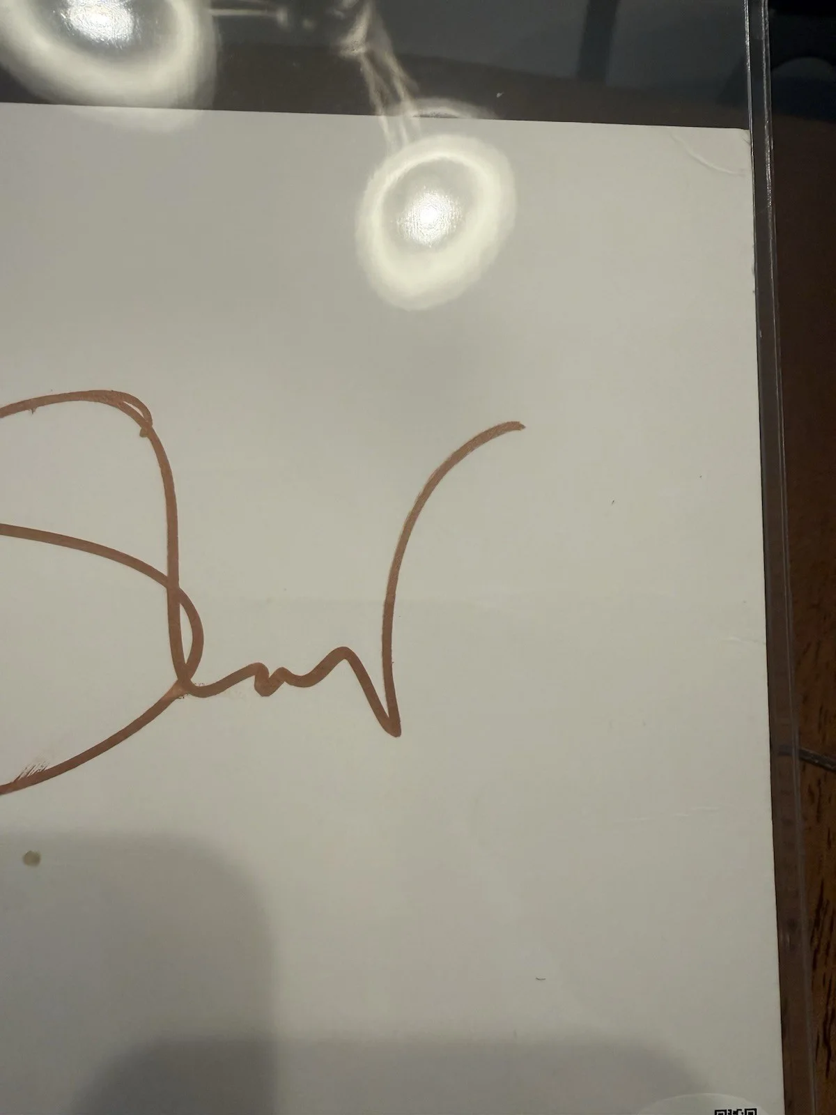 Fiona Shaw — FIONA SHAW Signed Autograph- White board- Harry Potter- Andor- JSA-CL53085, image 3