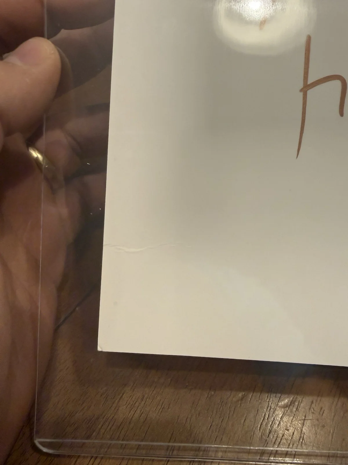 Fiona Shaw — FIONA SHAW Signed Autograph- White board- Harry Potter- Andor- JSA-CL53085, image 4