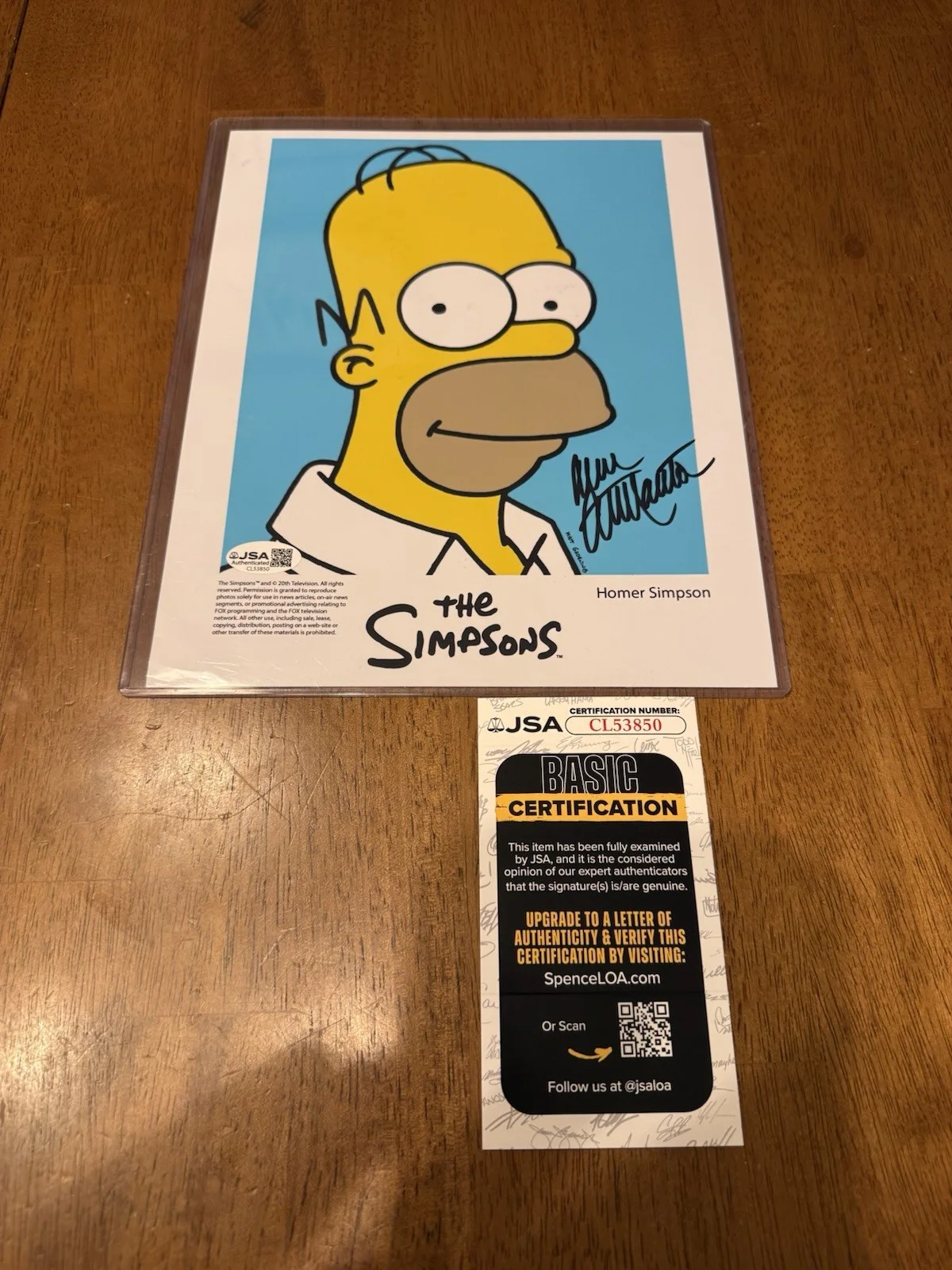 Dan Castellaneta — Dan Castellaneta Signed The Simpsons 8x10 Photo Autograph Homer JSA COA #2