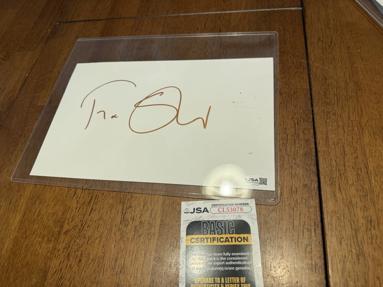 Fiona Shaw — FIONA SHAW Signed Autograph- White board- Harry Potter- Andor- JSA-CL53078