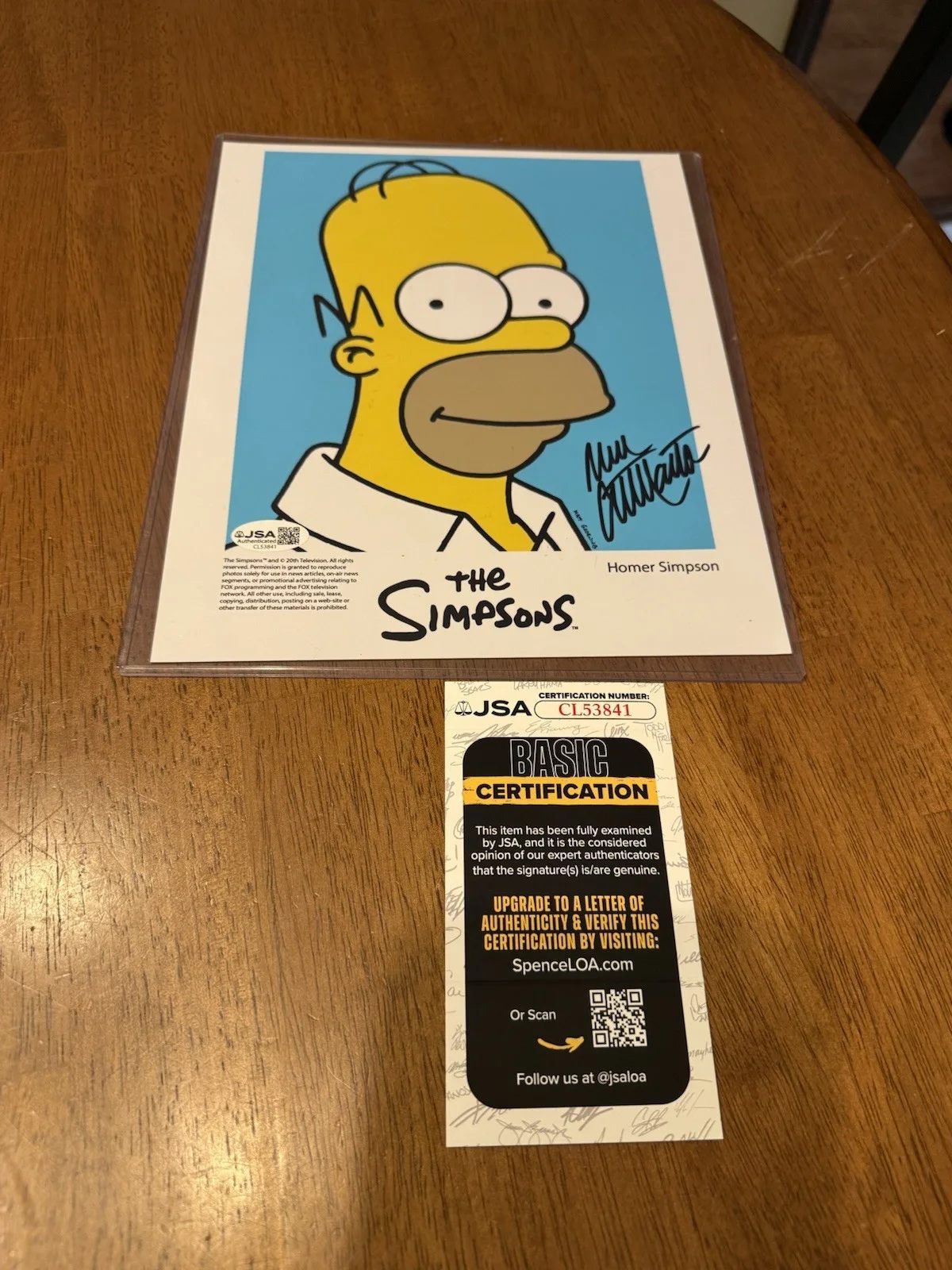 Dan Castellaneta — Dan Castellaneta Signed The Simpsons 8x10 Photo Autograph Homer JSA COA #10