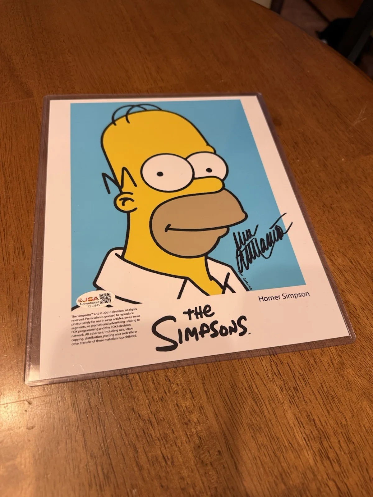 Dan Castellaneta — Dan Castellaneta Signed The Simpsons 8x10 Photo Autograph Homer JSA COA #7, image 3