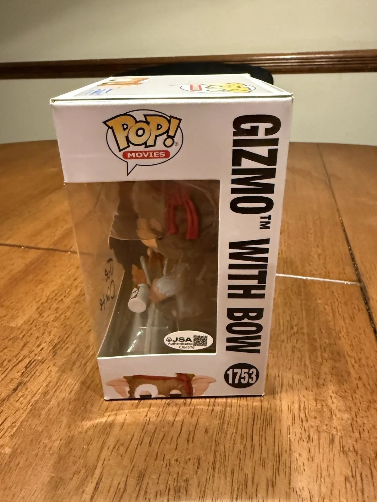 Joe Dante — Joe Dante Signed Gremlins Gizmo Funko POP! Funko 1753 Autograph JSA CJ84378, изображение 5