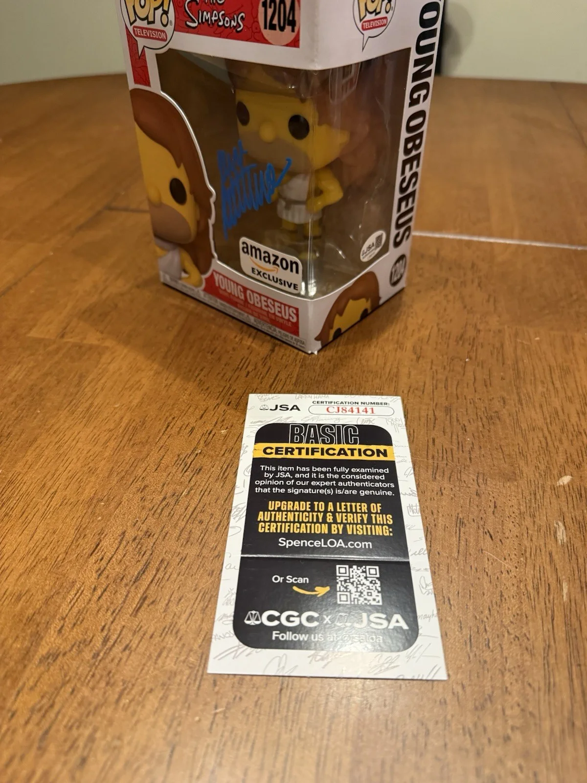 Dan Castellaneta — Dan Castellaneta Signed Young Obeseus Funko Pop JSA Homer Simpsons CJ84141