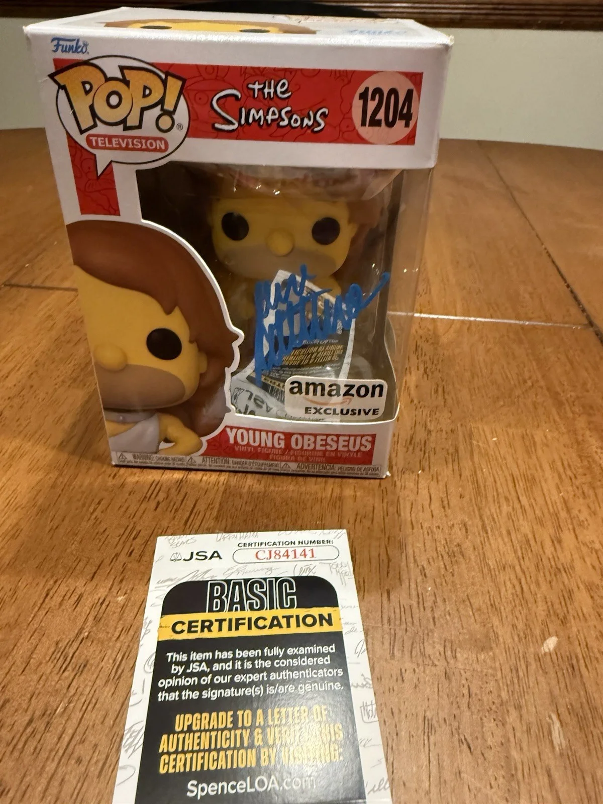 Dan Castellaneta — Dan Castellaneta Signed Young Obeseus Funko Pop JSA Homer Simpsons CJ84141, изображение 2