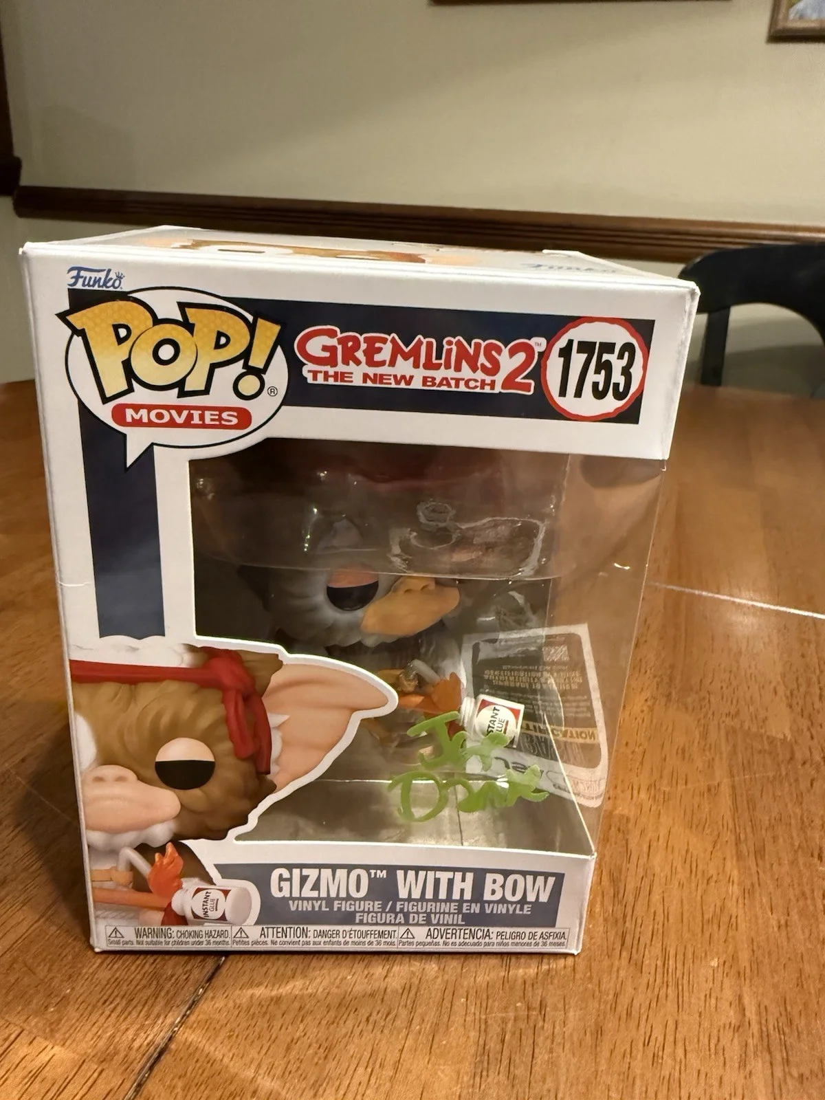 Joe Dante — Joe Dante Signed Gremlins Gizmo Funko POP! Funko 1753 Autograph JSA CK28016, image 2