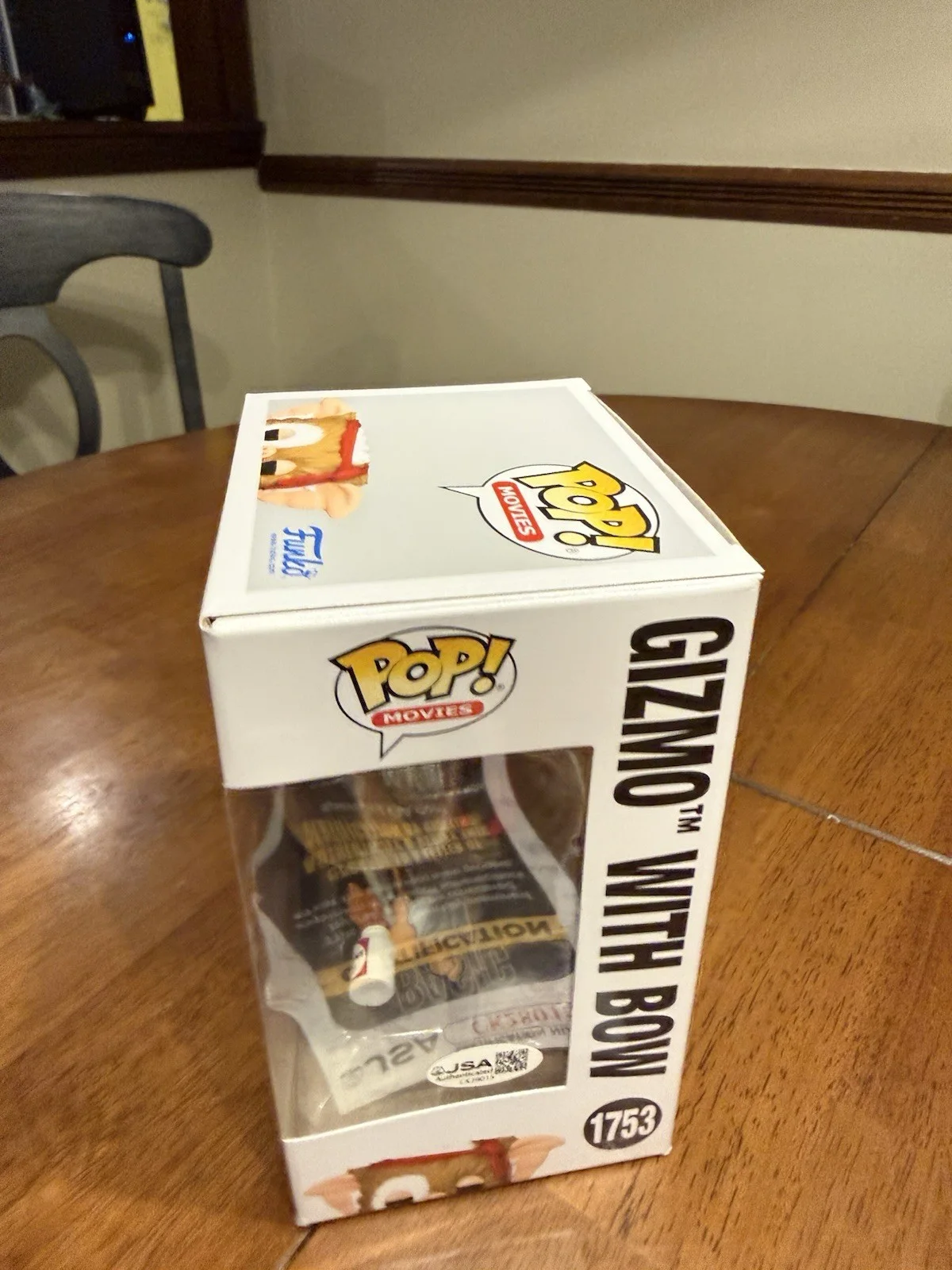 Joe Dante — Joe Dante Signed Gremlins Gizmo Funko POP! Funko 1753 Autograph JSA CK28015, image 5