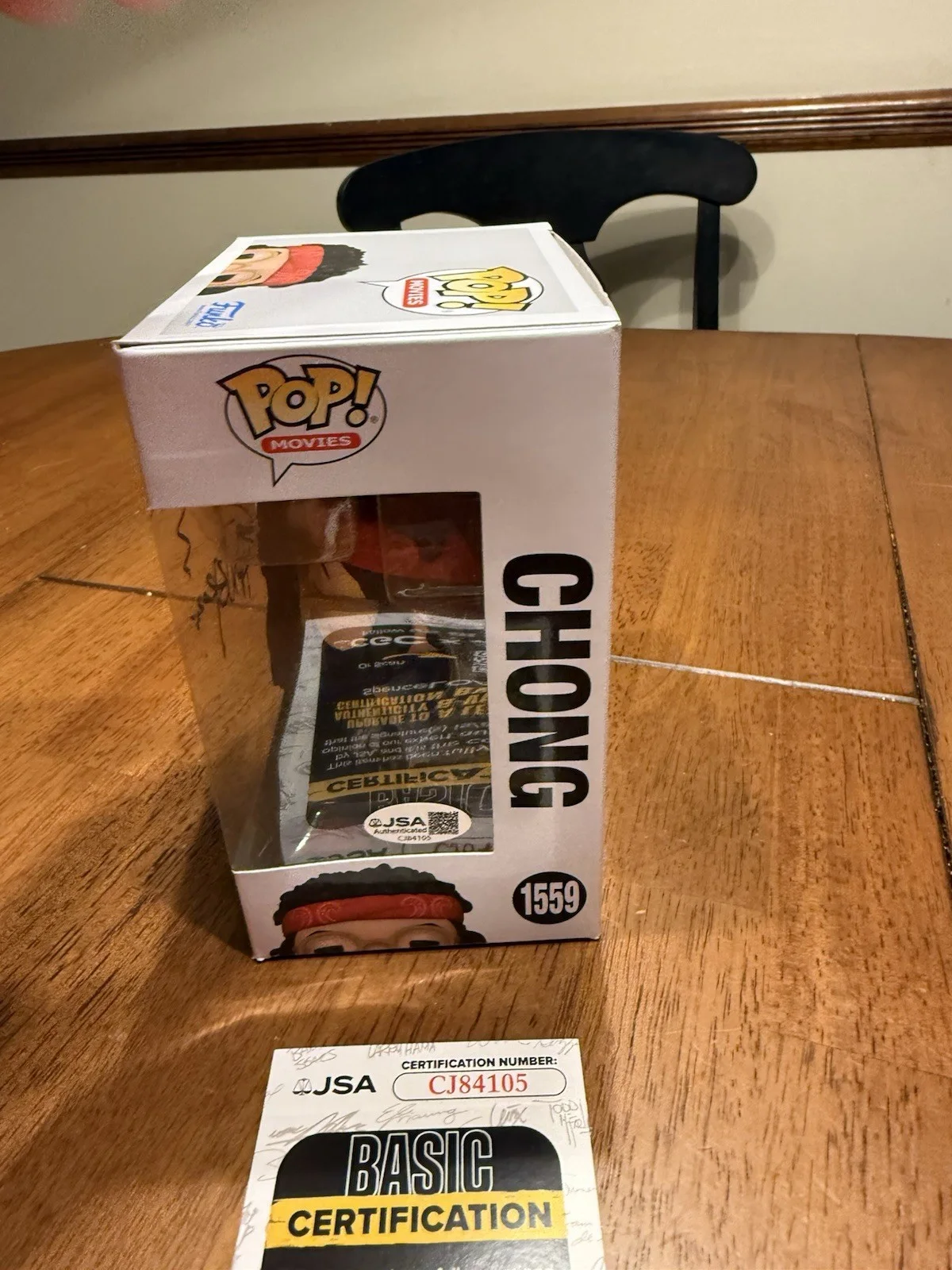 Tommy Chong — Tommy Chong Autographed Signed Funko Pop #1559 JSA COA CJ84105, image 5