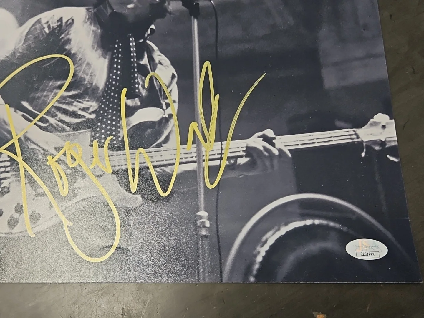 ROGER WATERS SIGNED w/ JSA COA Certified - Huge 11x14 Concert Photo Pink Floyd, изображение 3