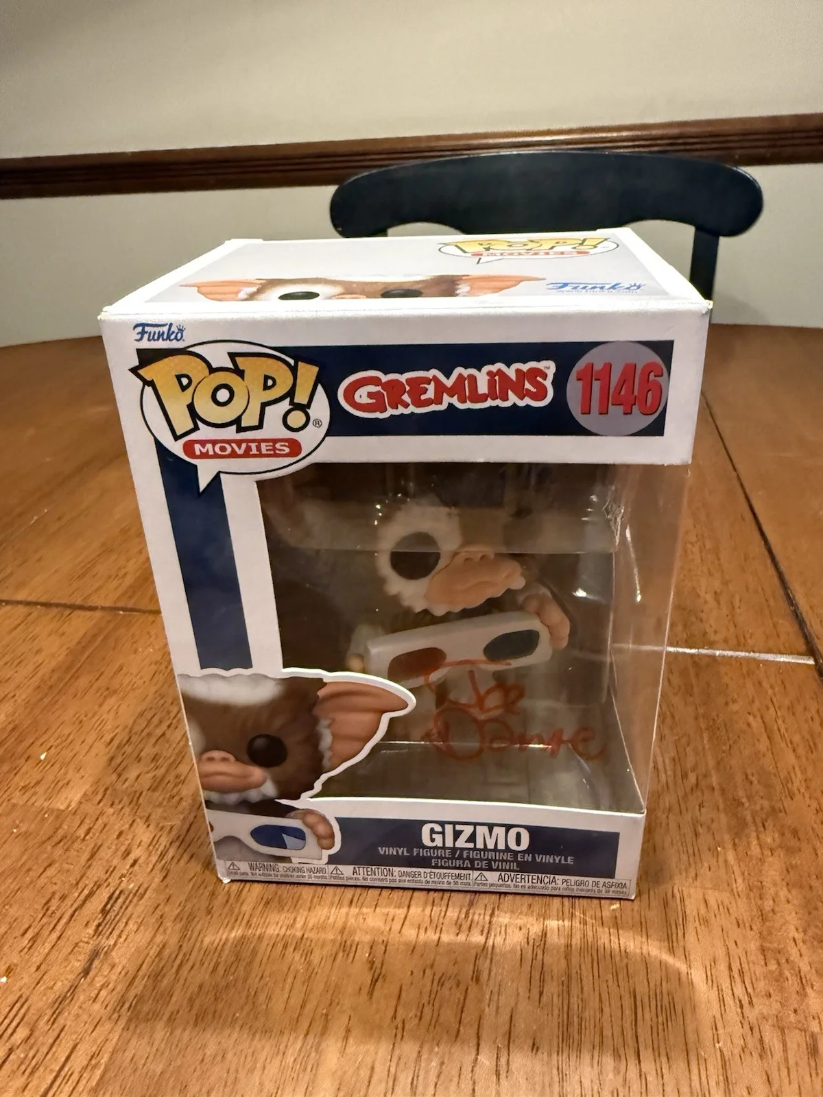 Joe Dante — Joe Dante Signed Gremlins Gizmo Funko POP! Funko 1146 Autograph JSA CL53132, image 2