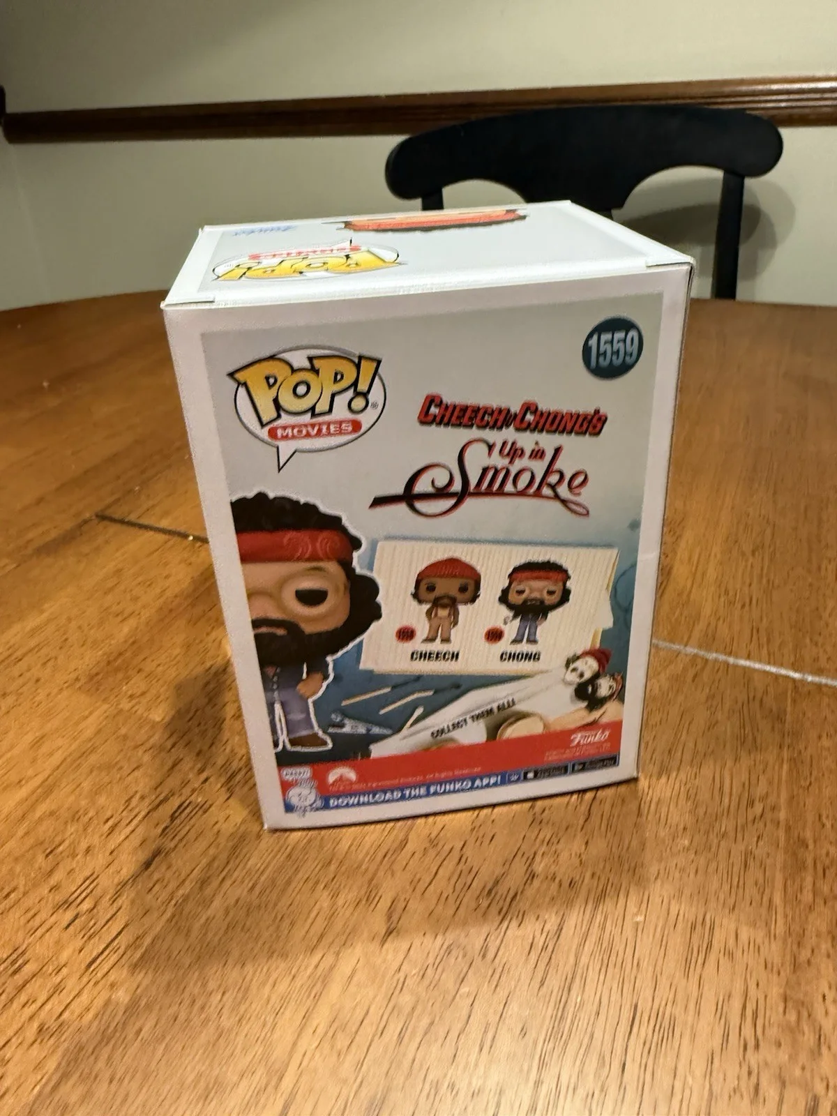 Tommy Chong — Tommy Chong Autographed Signed Funko Pop #1559 JSA COA CJ84372, image 4