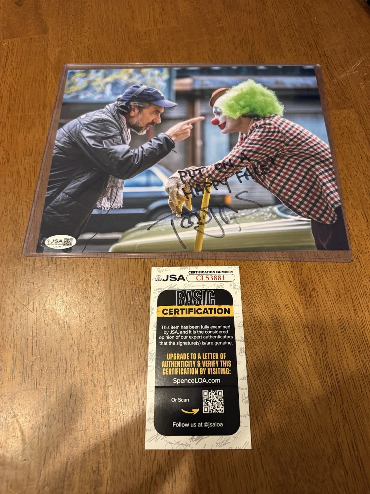 Todd Phillips — Todd Phillips Signed Autographed 8X10 Photo Joker Director JSA