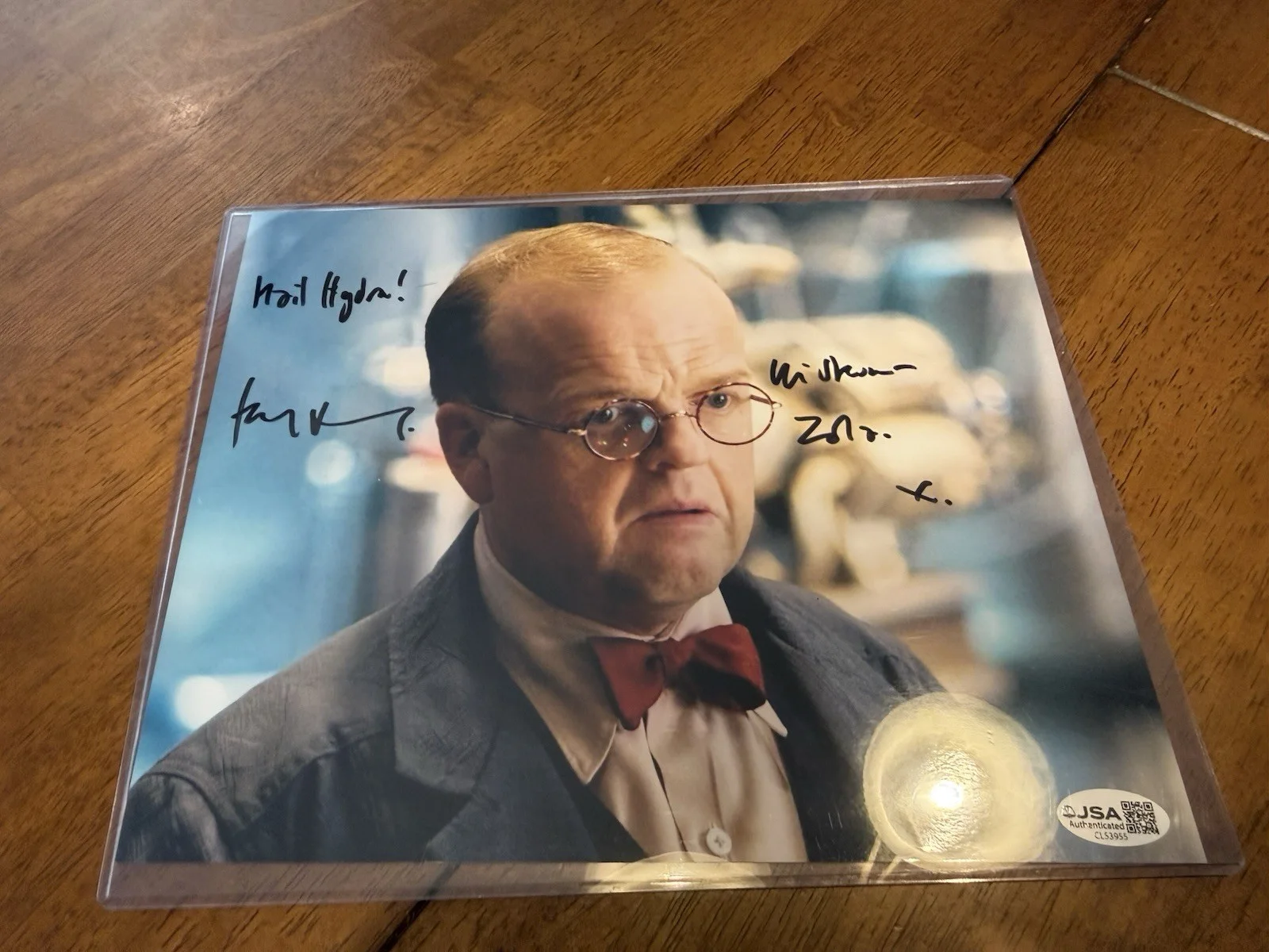 Toby Jones — Toby Jones Signed Captain America The First Avenger Zola 8x10 Photo JSA COA, изображение 3