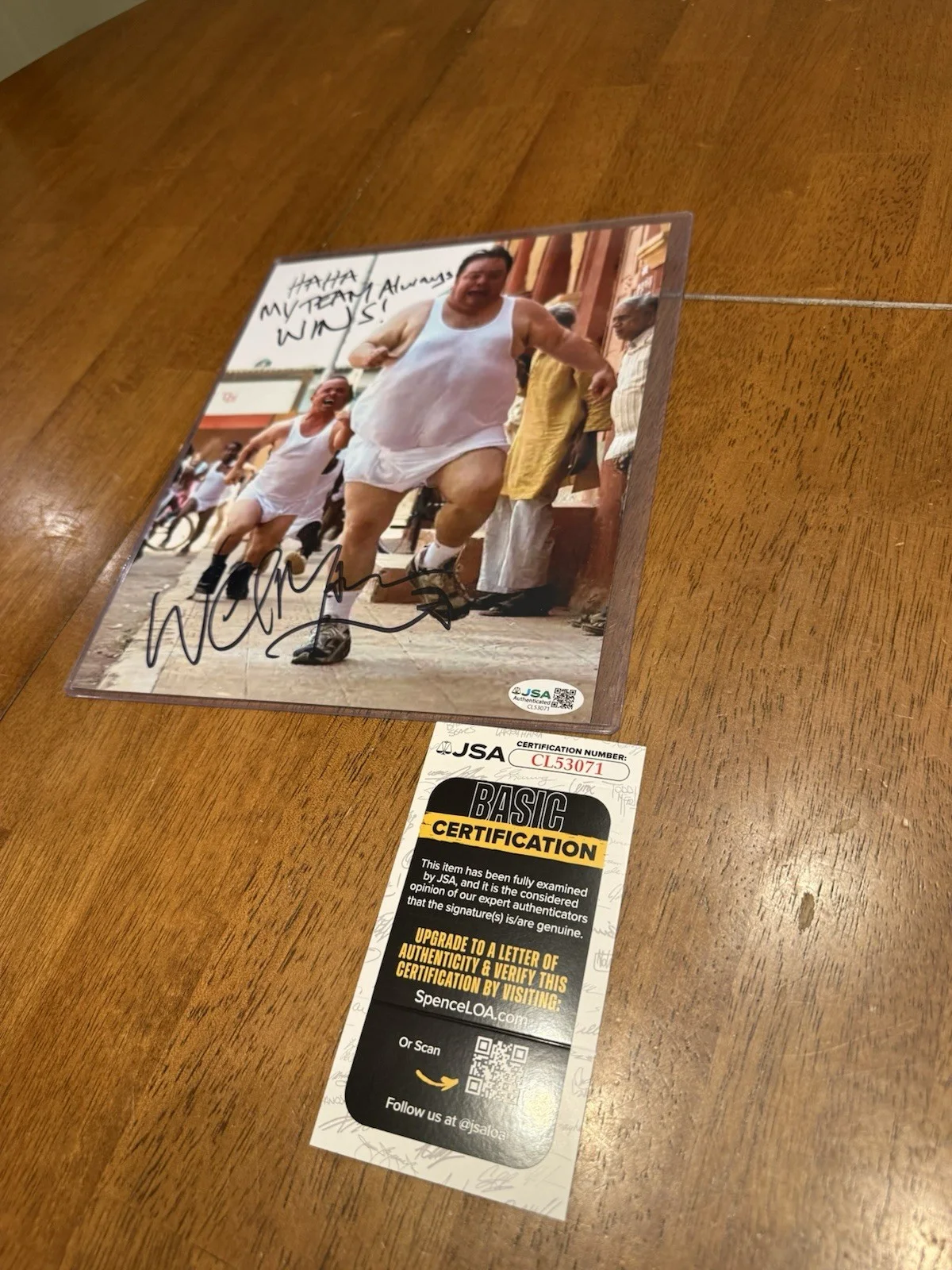 Preston Lacy — Wee Man Signed Autographed 8X10 Photo Jackass JSA CL53071