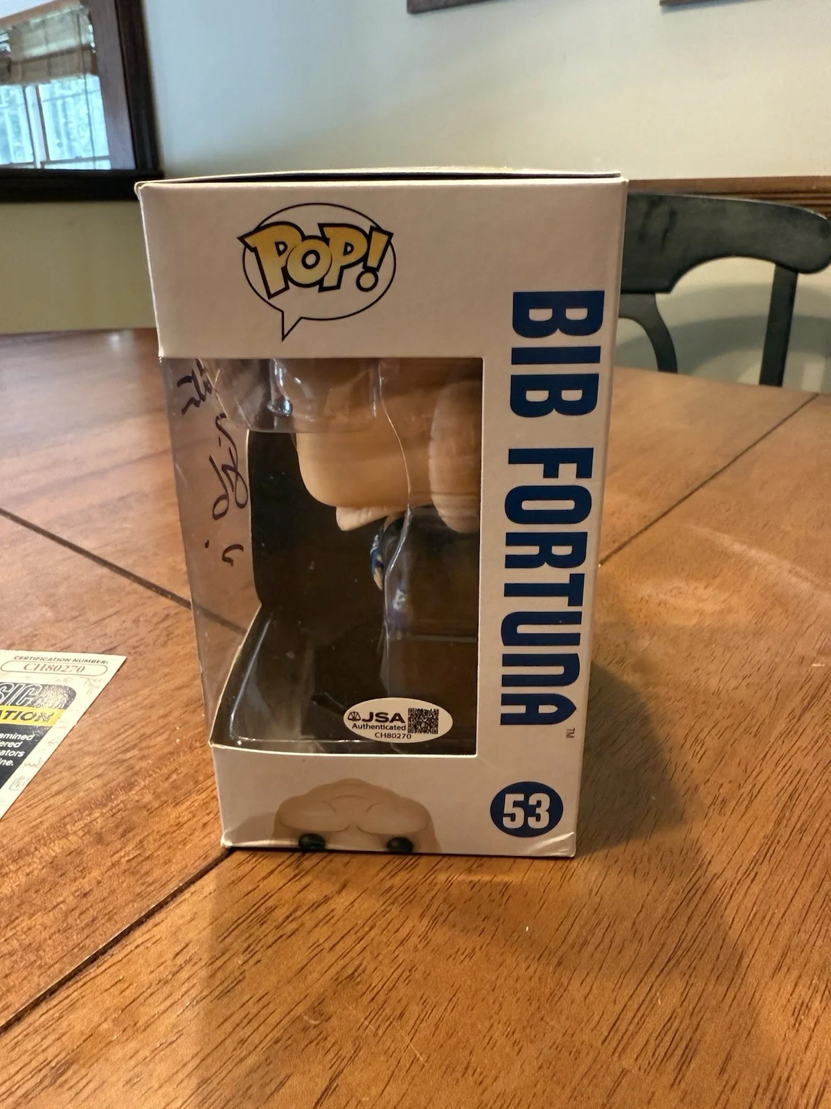 Michael Carter — 💎Funko Pop! 53 Bib Fortuna, Star Wars / Signed Michael Carter JSA, image 4