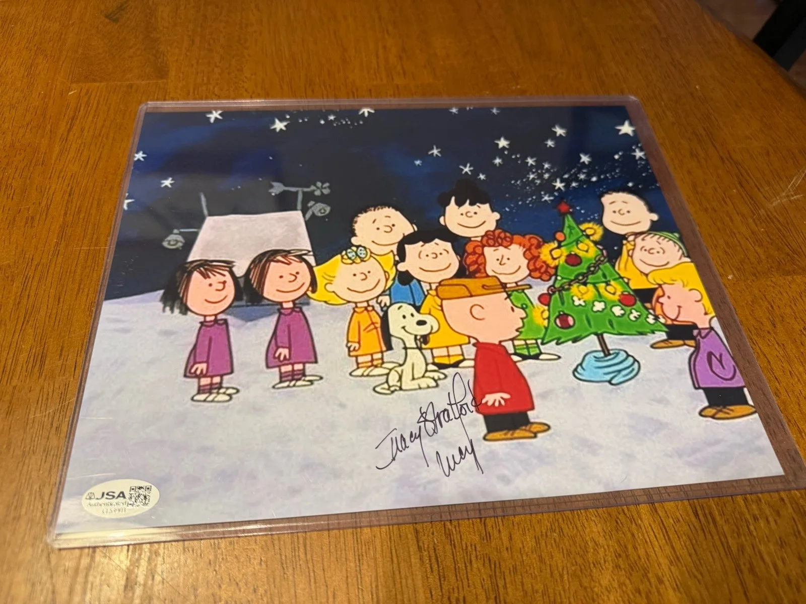 See title — TRACY STRATFORD SIGNED AUTHENTIC PEANUTS 'LUCY VAN PELT' 8X10 PHOTO JSA, изображение 3