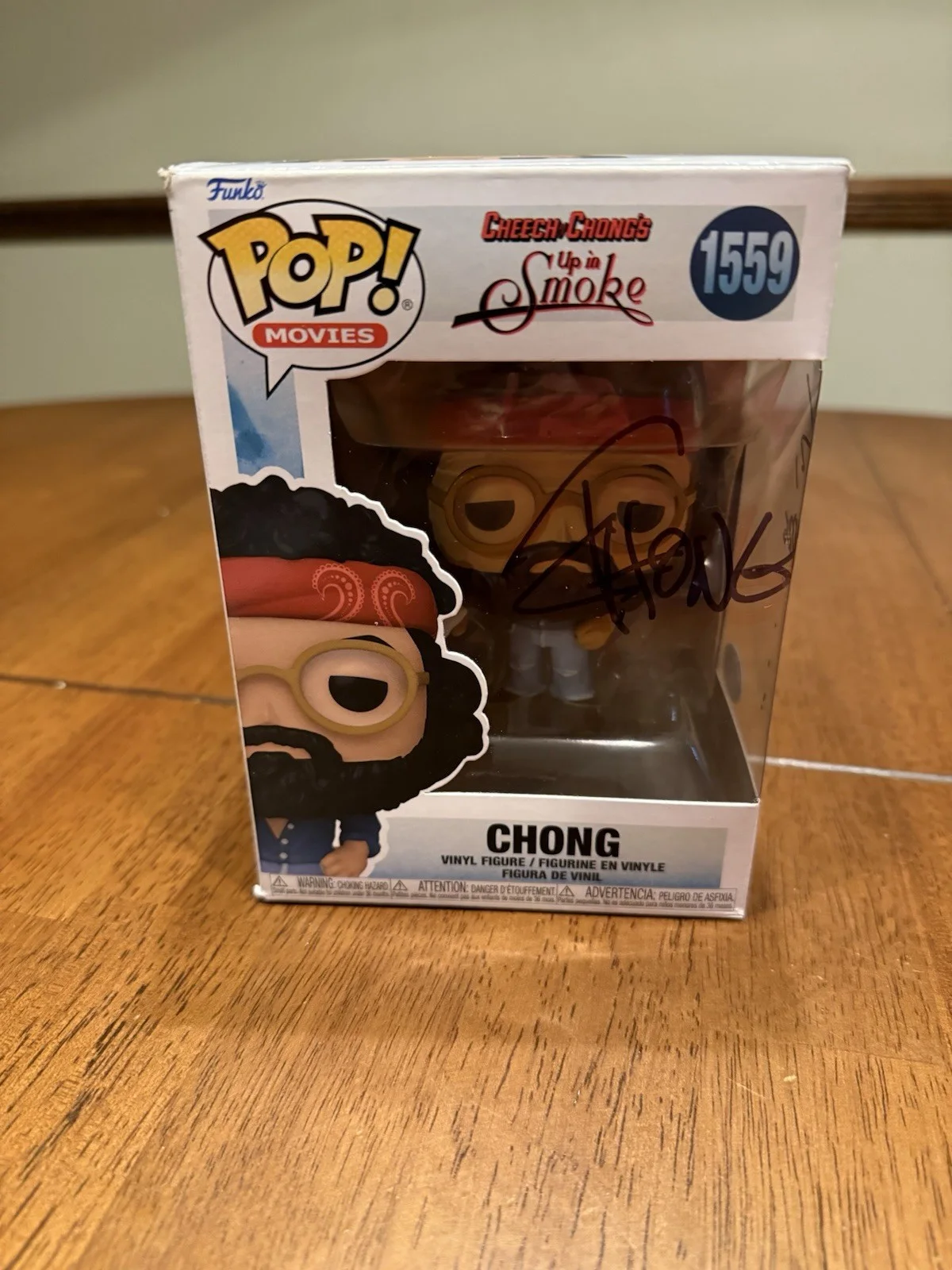 Tommy Chong — Tommy Chong Autographed Signed Funko Pop #1559 JSA COA CJ84371, изображение 2