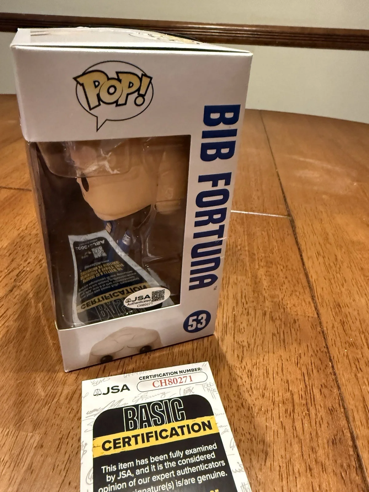 Michael Carter — 💎Funko Pop! 53 Bib Fortuna, Star Wars / Signed Michael Carter JSA Autograph, image 4