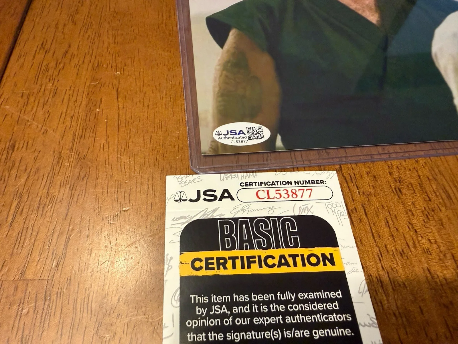 Martin Kove — Martin Kove Cobra Kai 8x10 Signed Photo JSA Certified Autograph, изображение 2
