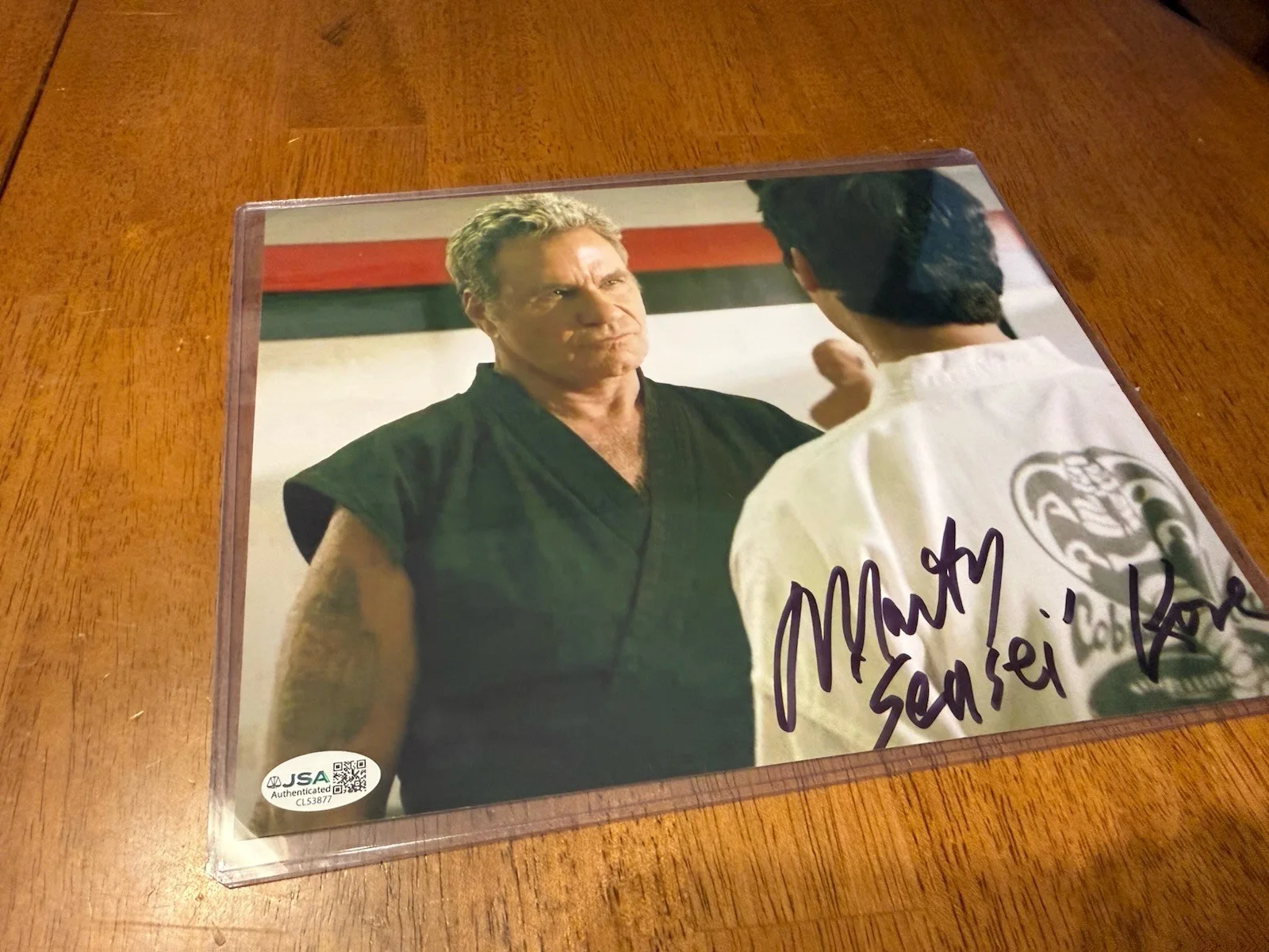 Martin Kove — Martin Kove Cobra Kai 8x10 Signed Photo JSA Certified Autograph, изображение 3
