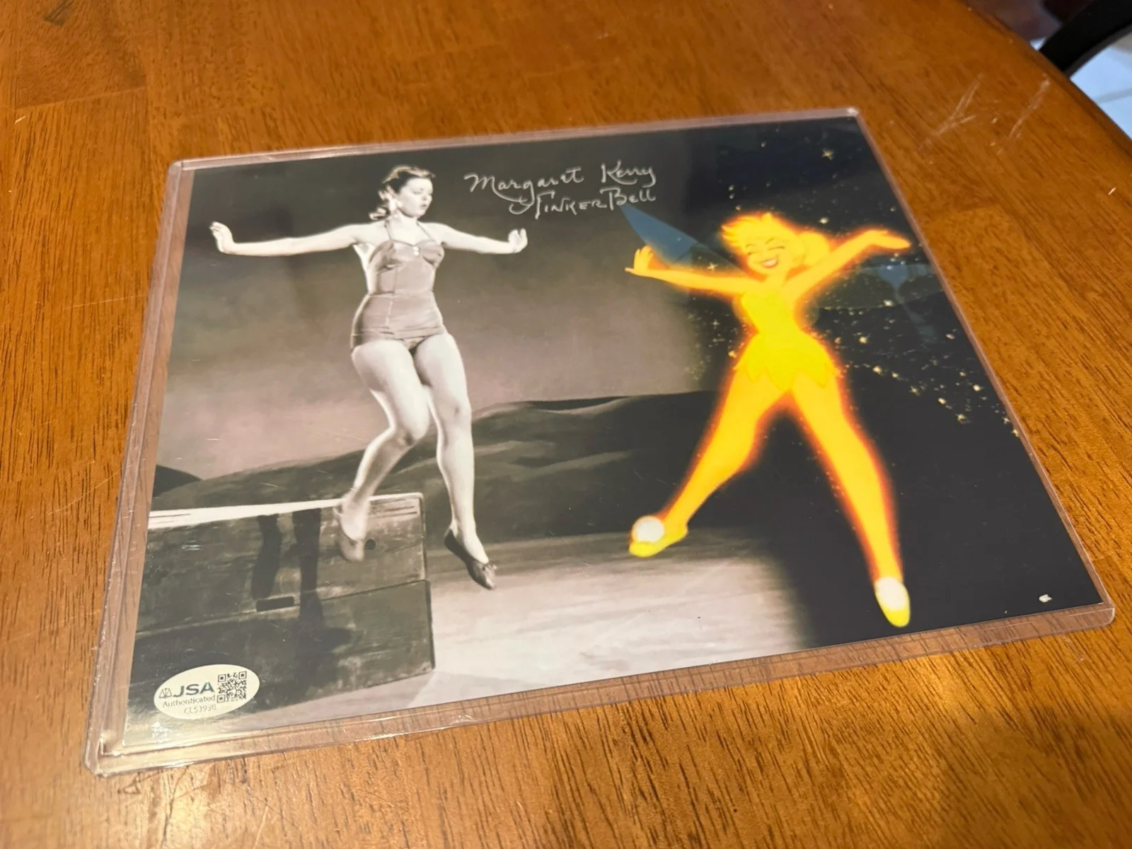Margaret Kerry — Peter Pan- Margaret Kerry signed Tinker Bell 8x10 photo JSA COA, image 3