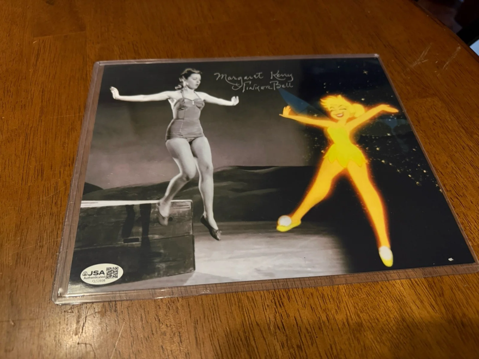 Margaret Kerry — Peter Pan- Margaret Kerry signed Tinker Bell 8x10 photo JSA COA, image 4
