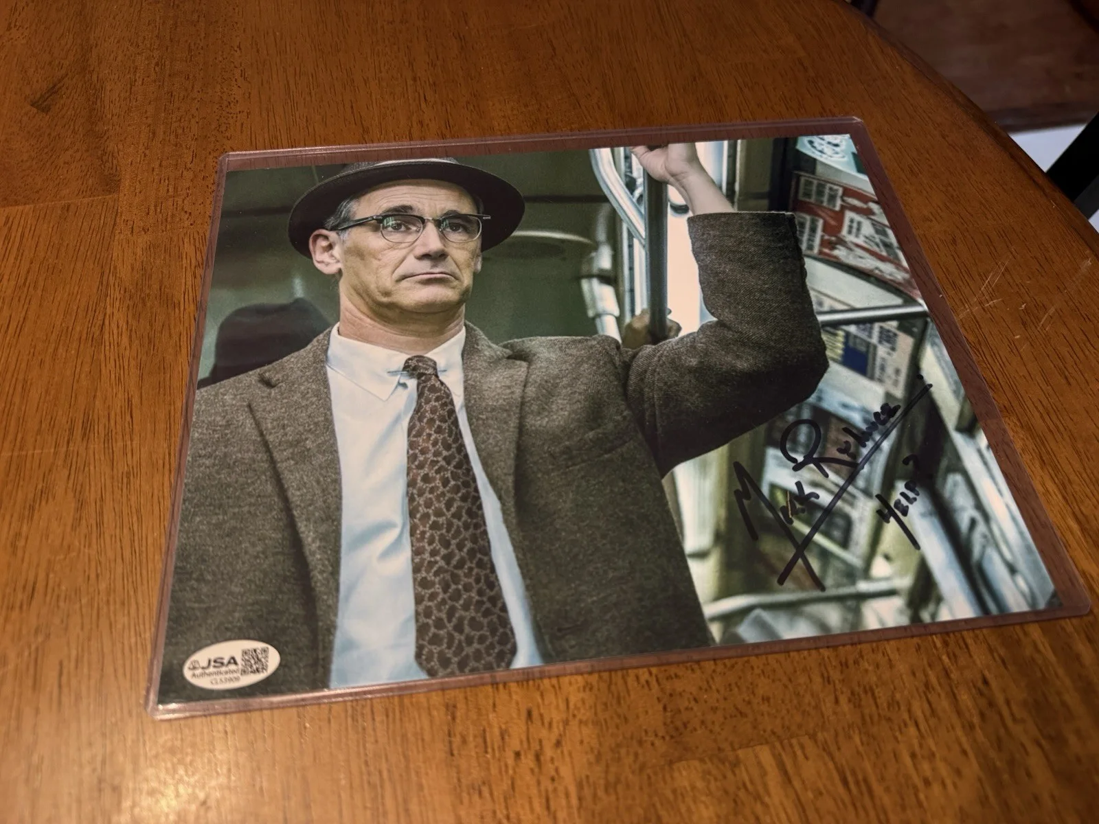 Mark Rylance — MARK RYLANCE Signed 8x10 Photo JSA Autograph Bridge Of Spies, изображение 3