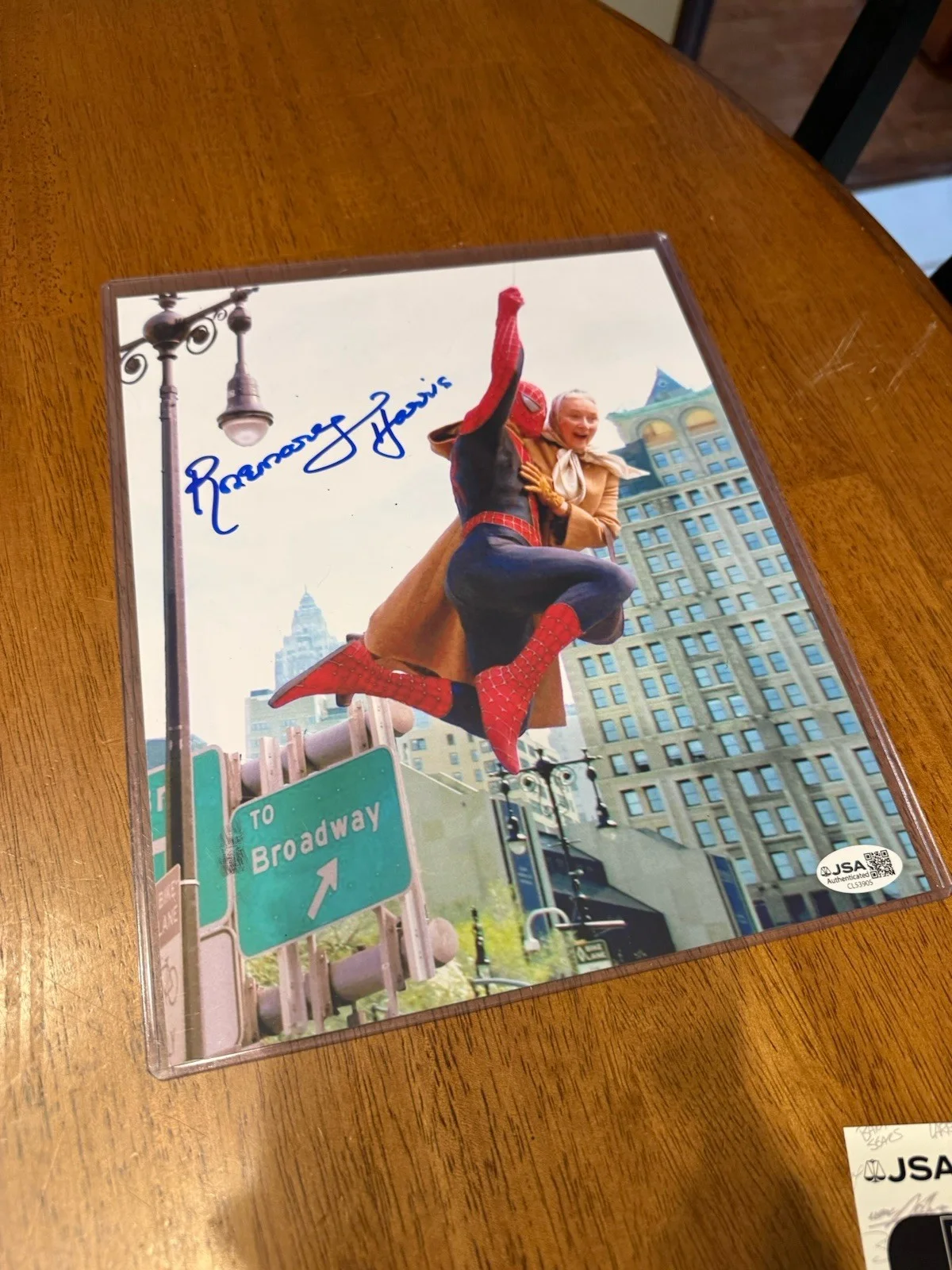Rosemary Harris Signed Framed 8x10 Photo Display JSA Spiderman Aunt May #2, изображение 3