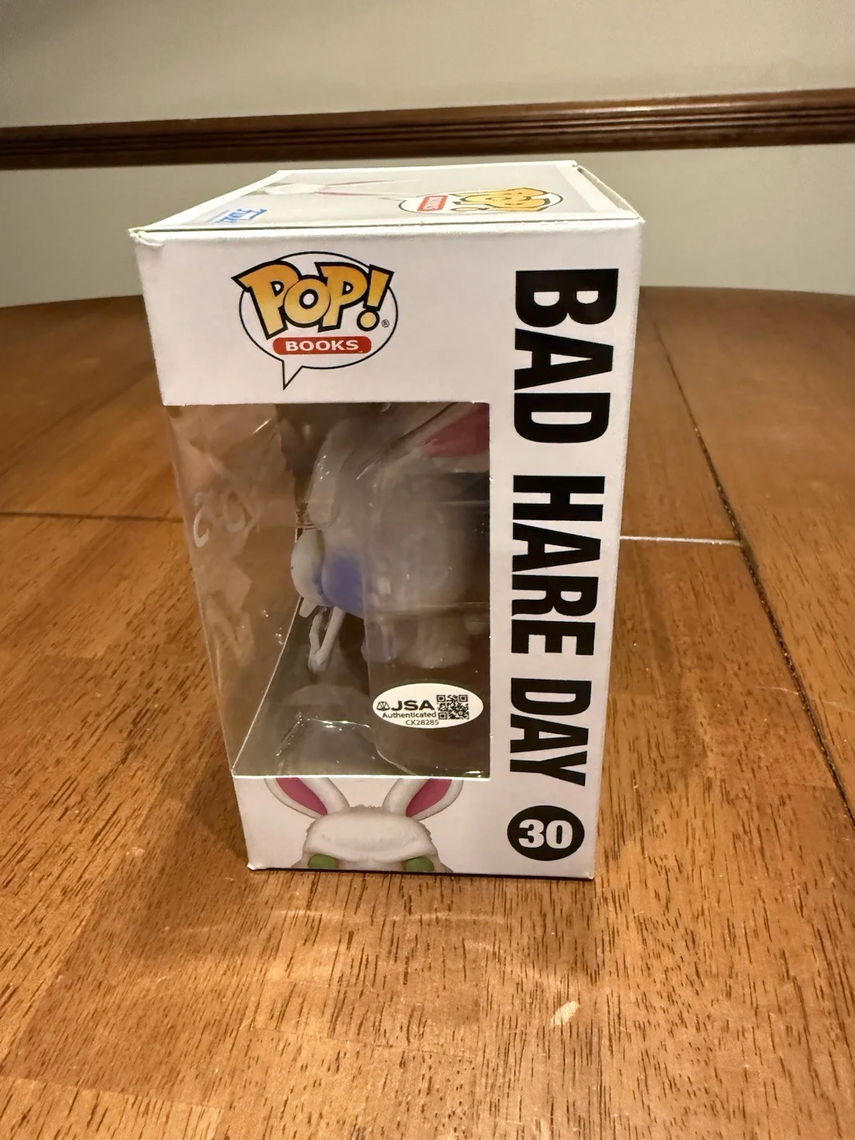 TIM JACOBUS — TIM JACOBUS SIGNED Bad Hare Day POP FUNKO GOOSEBUMPS JSA COA CK28285, image 3