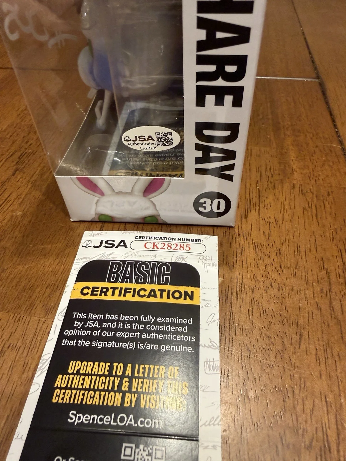 TIM JACOBUS — TIM JACOBUS SIGNED Bad Hare Day POP FUNKO GOOSEBUMPS JSA COA CK28285, image 4