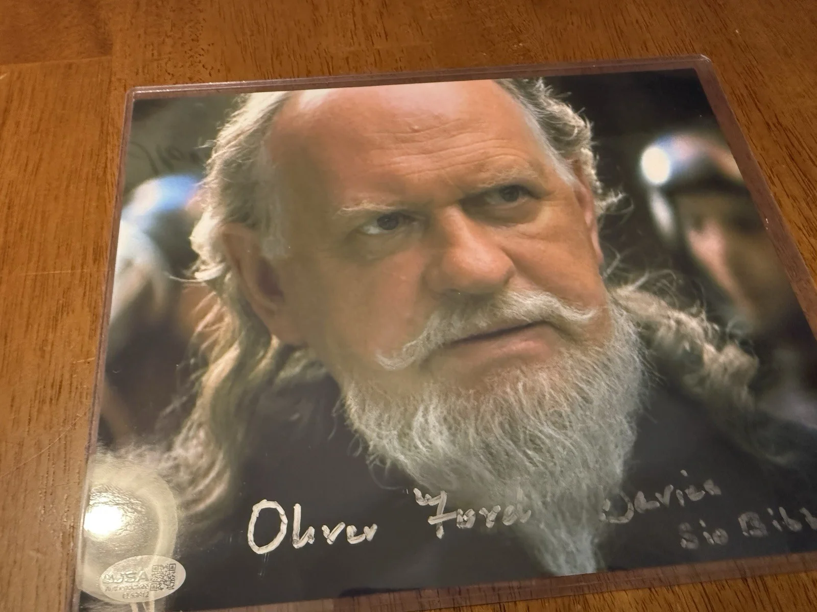 Oliver Ford Davies signed/autographed Star Wars 8X10 Photo- Sio Bibble- JSA, image 4