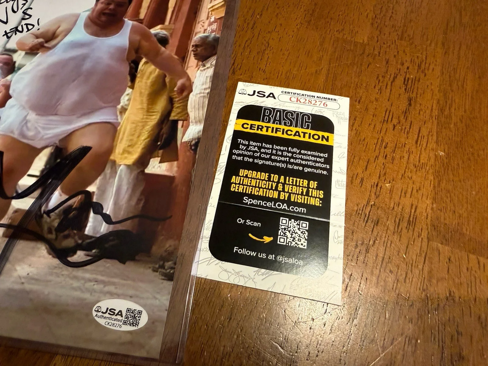 Weeman — Wee Man Signed Autographed 8X10 Photo Jackass JSA CK28276, image 2