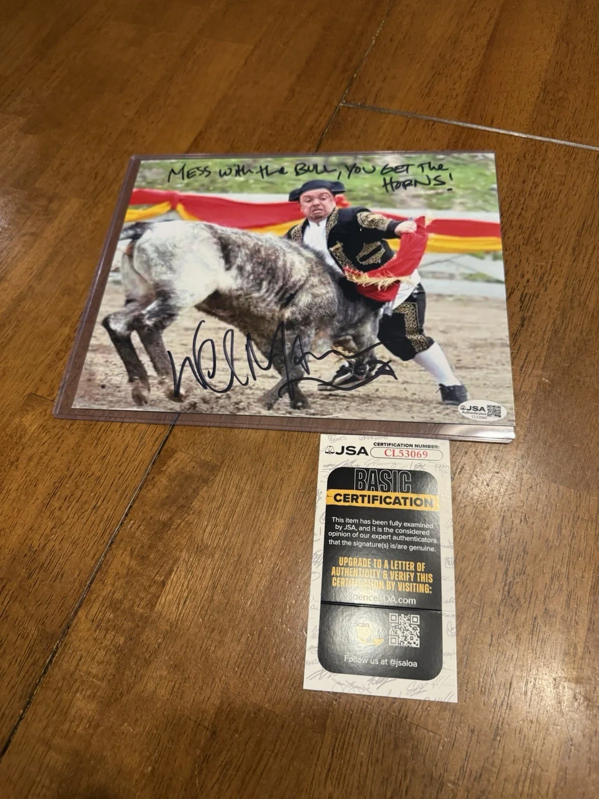 Preston Lacy — Wee Man Signed Autographed 8X10 Photo Jackass JSA CL53069
