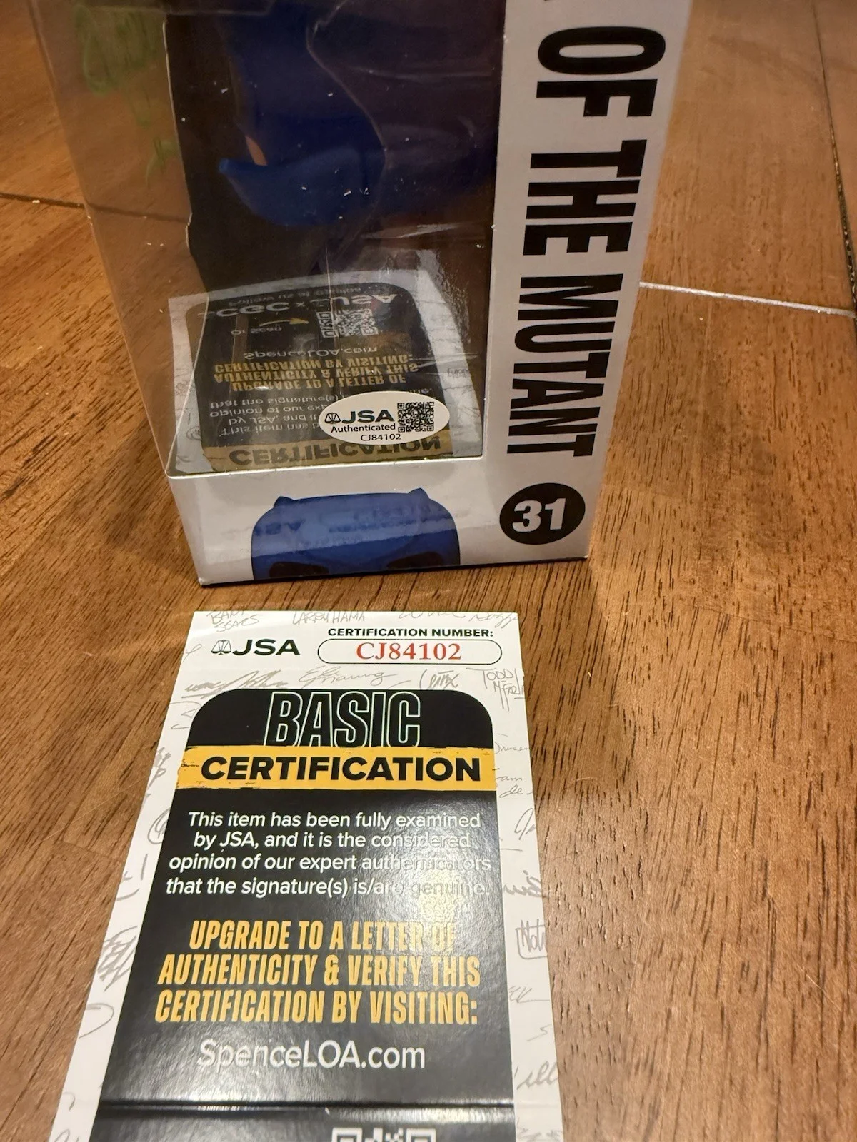 TIM JACOBUS — TIM JACOBUS SIGNED ATTACK OF THE MUTANT POP FUNKO GOOSEBUMPS JSA COA CJ84102, image 4