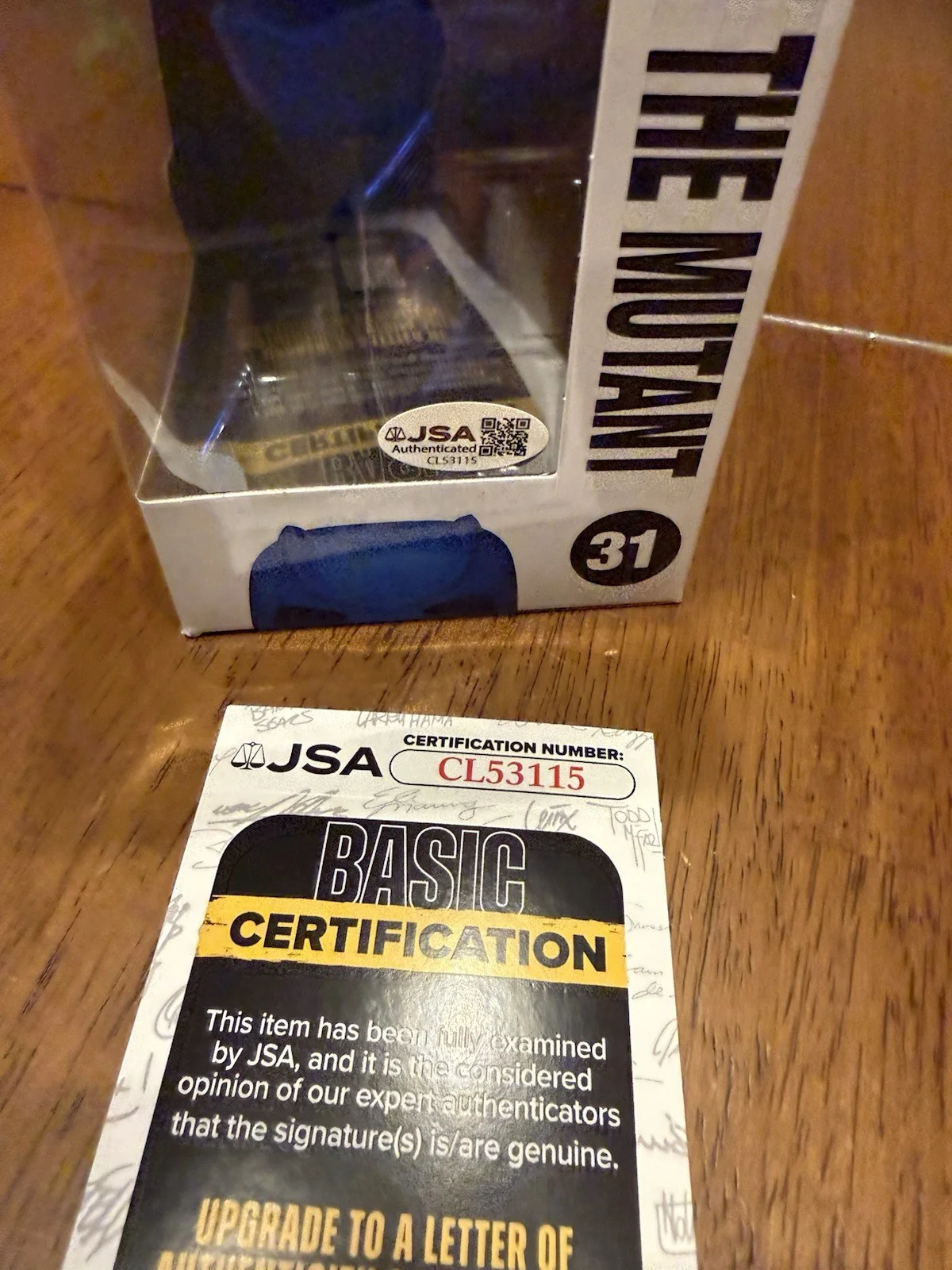 TIM JACOBUS — TIM JACOBUS SIGNED ATTACK OF THE MUTANT POP FUNKO GOOSEBUMPS JSA COA CL53115, image 3