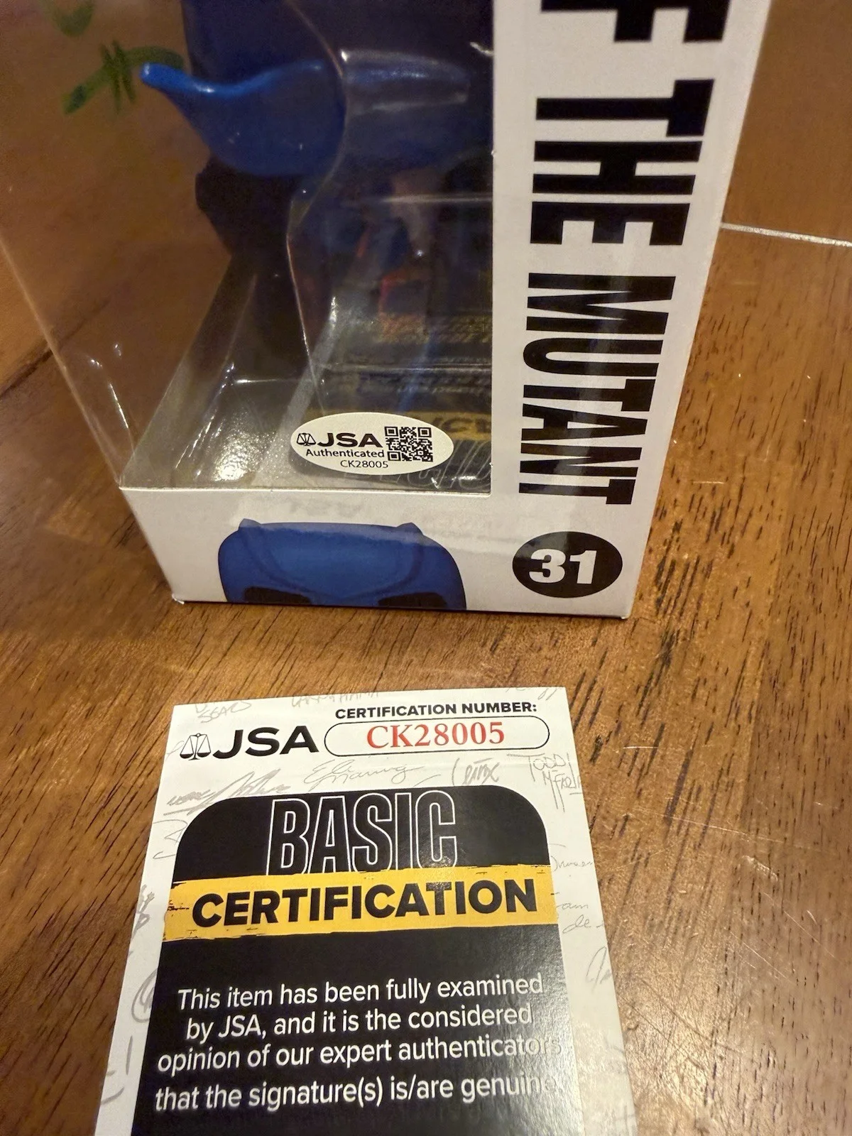 TIM JACOBUS — TIM JACOBUS SIGNED ATTACK OF THE MUTANT POP FUNKO GOOSEBUMPS JSA COA CK28005, image 3