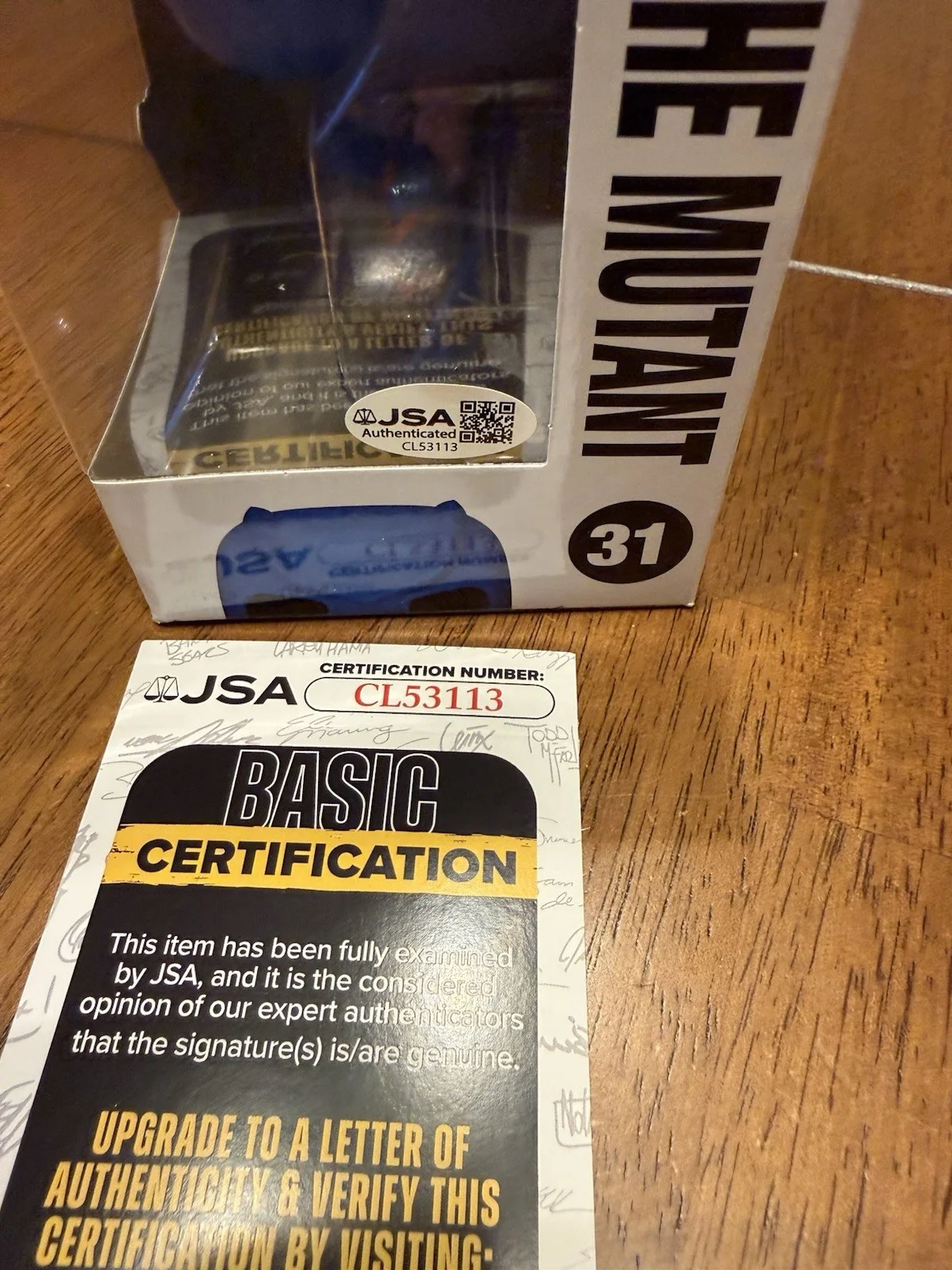 TIM JACOBUS — TIM JACOBUS SIGNED ATTACK OF THE MUTANT POP FUNKO GOOSEBUMPS JSA COA CL53113, image 3