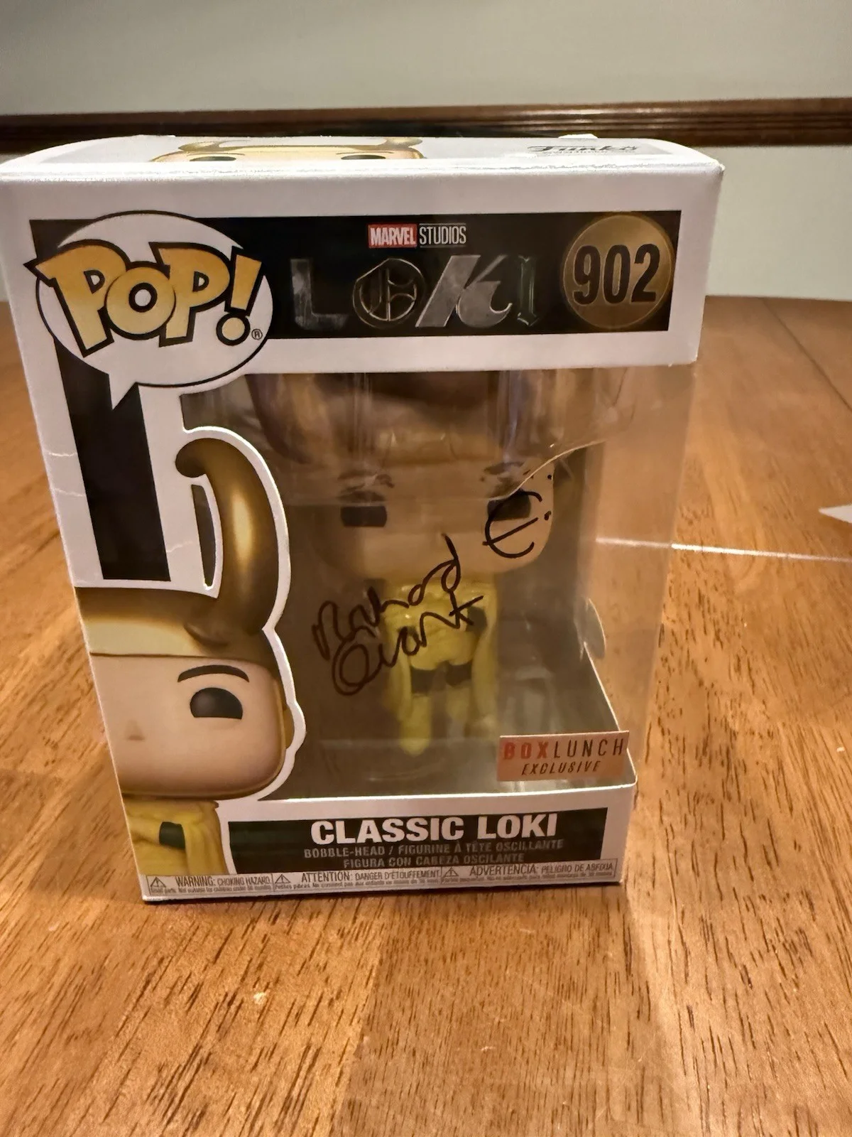Richard E. Grant — Richard E. Grant Signed Loki Funko Pop 902 Classic Loki JSA Autograph, image 2