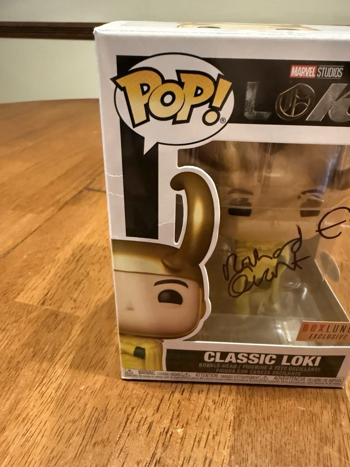 Richard E. Grant — Richard E. Grant Signed Loki Funko Pop 902 Classic Loki JSA Autograph, image 3